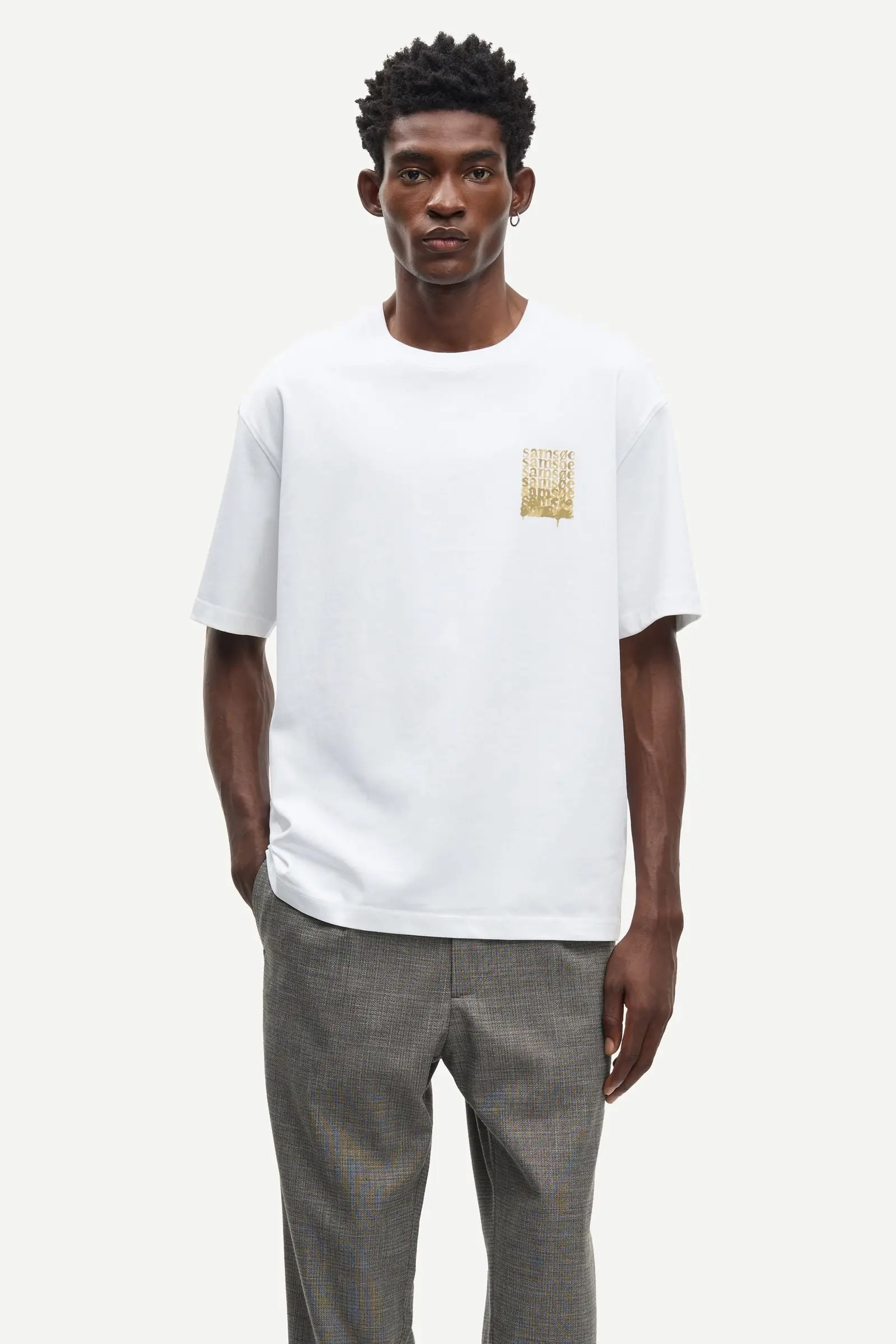 Heren t-shirt kortemouw wit