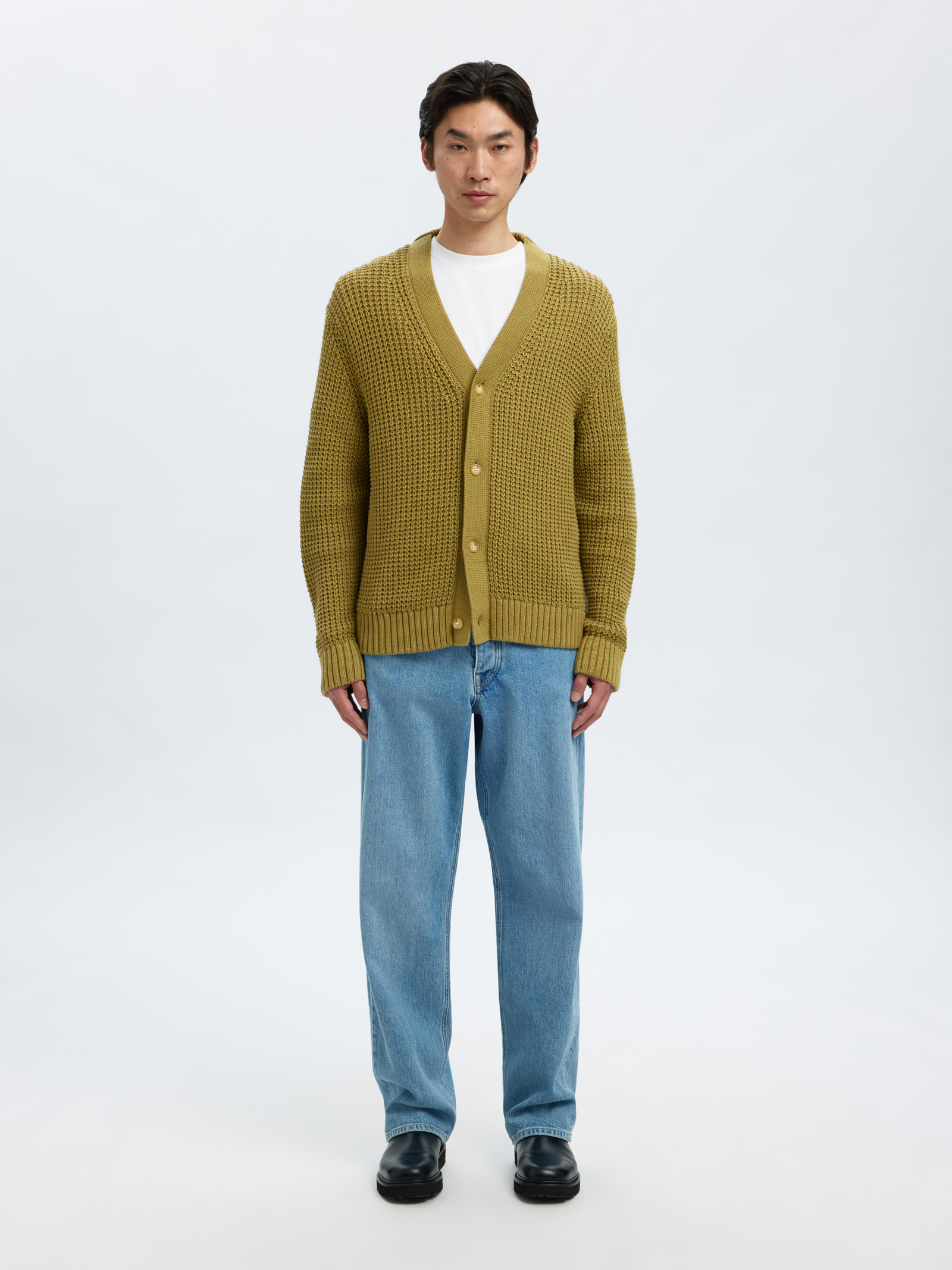 Heren vest groen