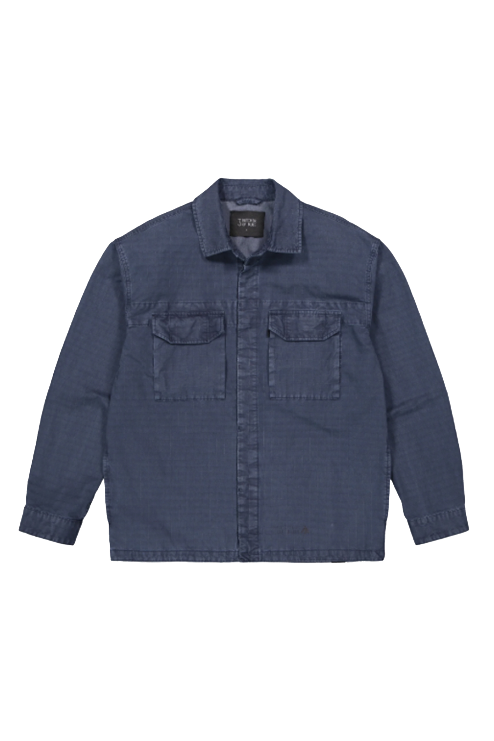 Heren overhemd lm casual blauw