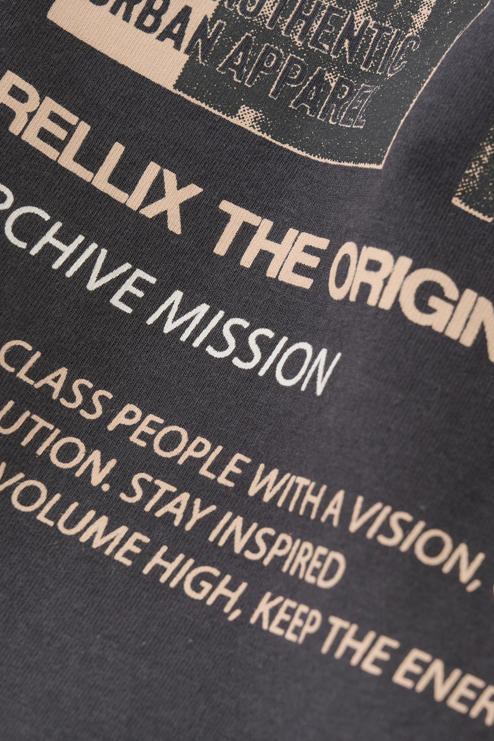 Rellix T-shirt rlx backprint Grijs-1 2