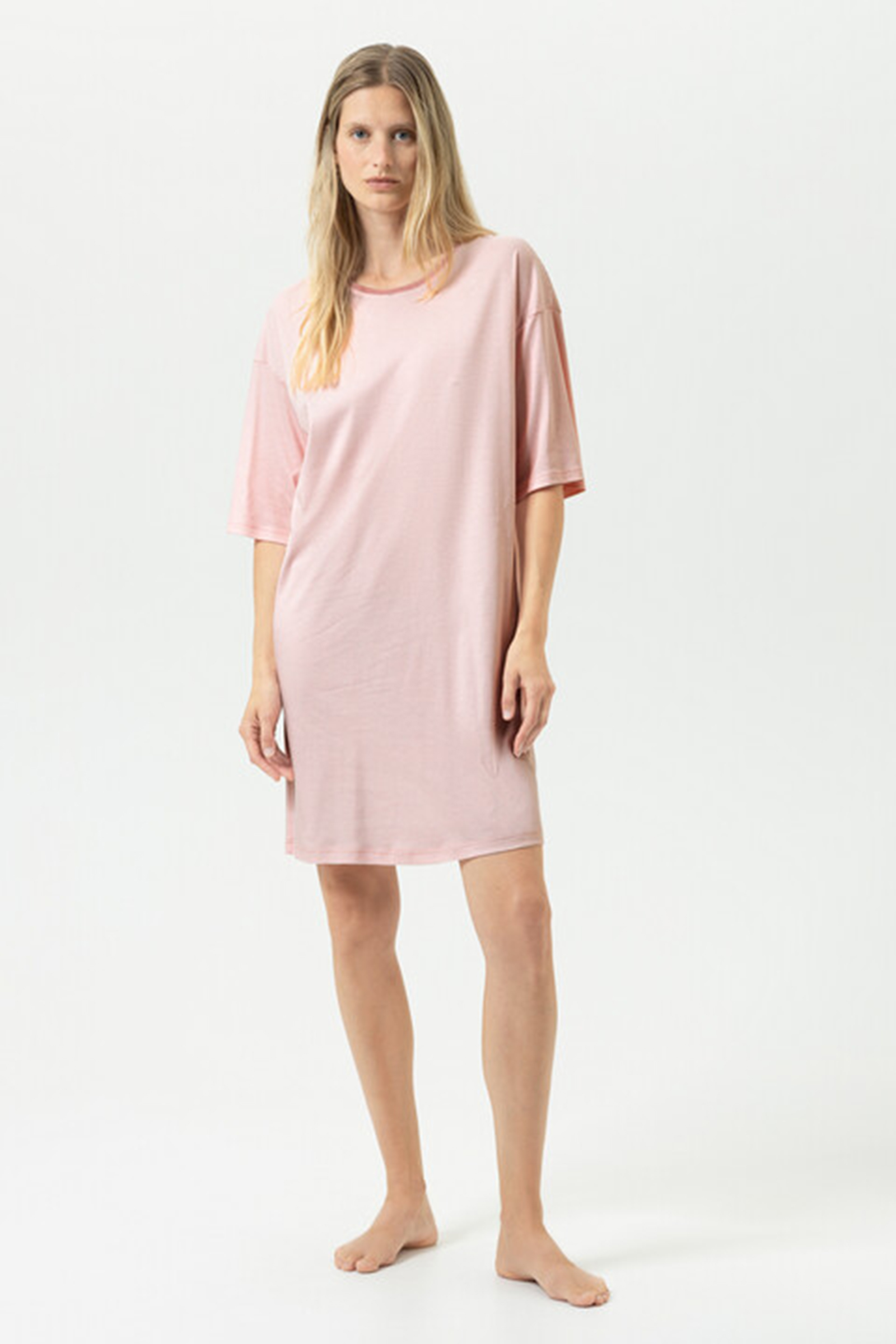 Nachtmode dames nachthemd   rose