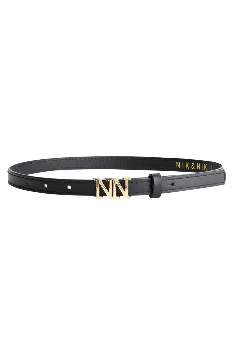 Meisjes riem zwart