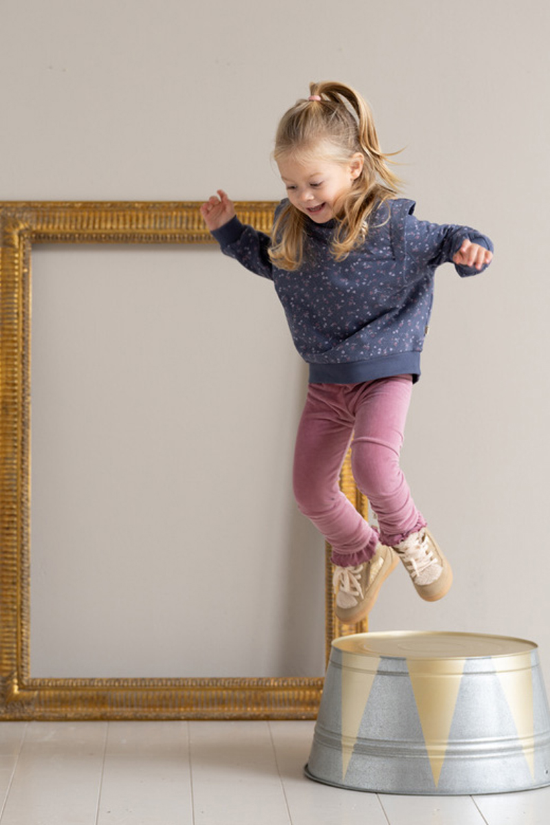 Meisjes legging rose