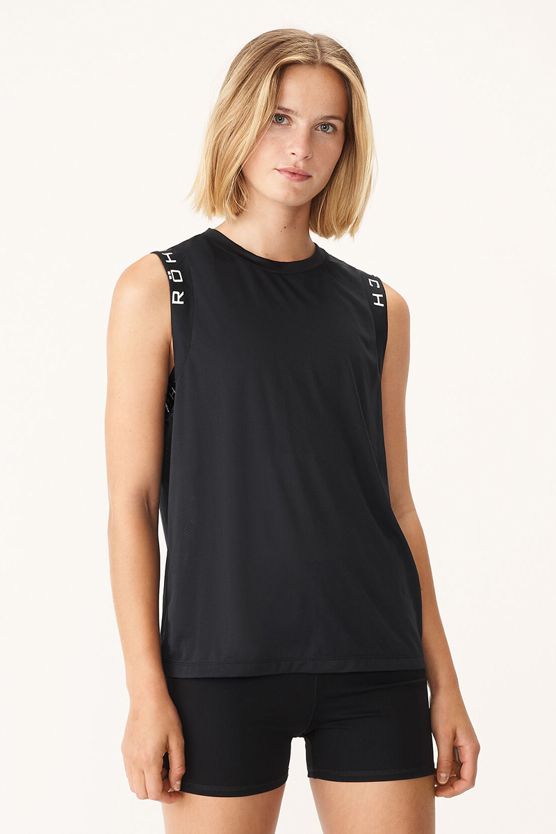Rohnisch KAY MESH SINGLET Zwart-1 2