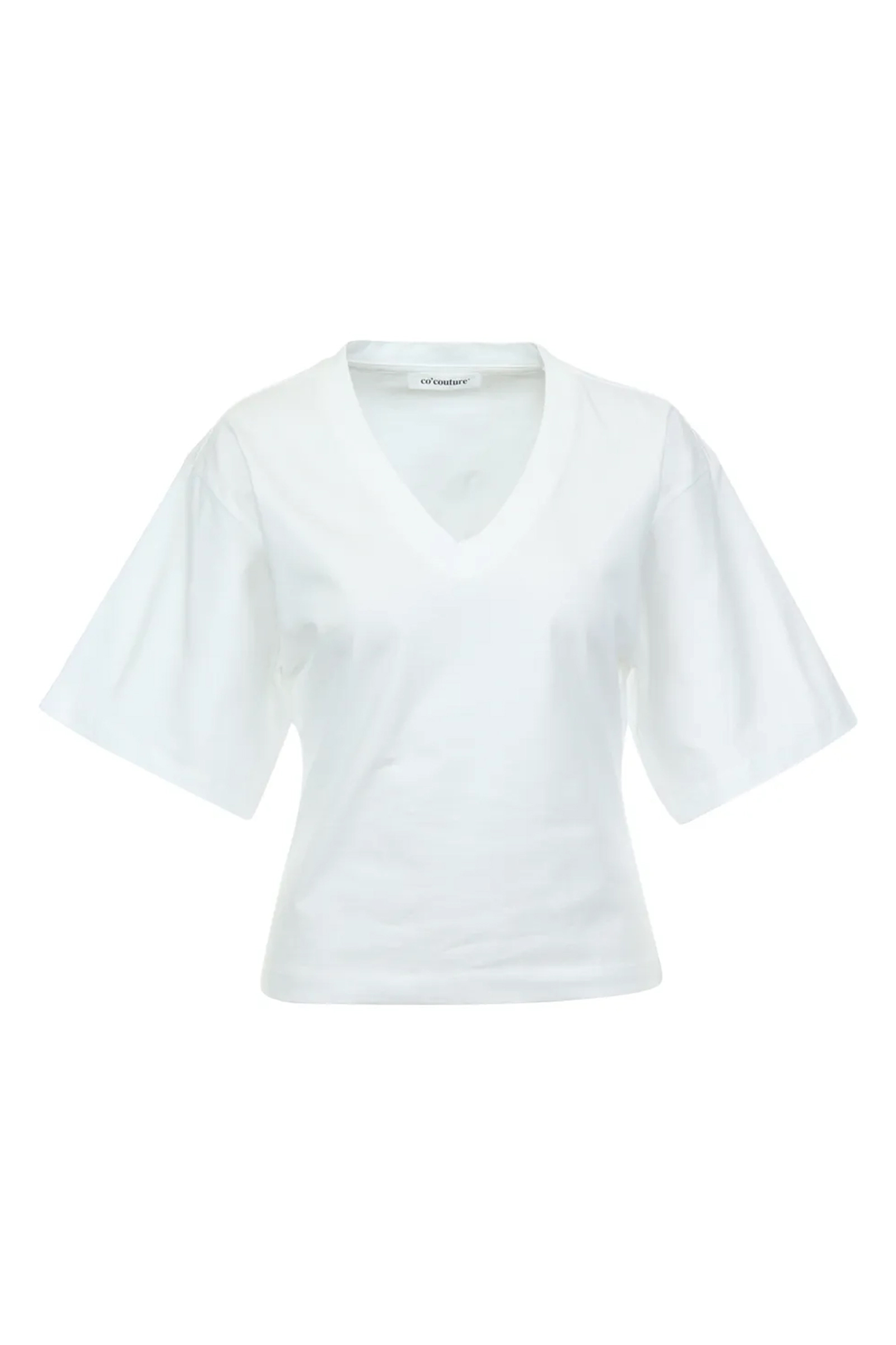 Dames t-shirt korte mouw wit