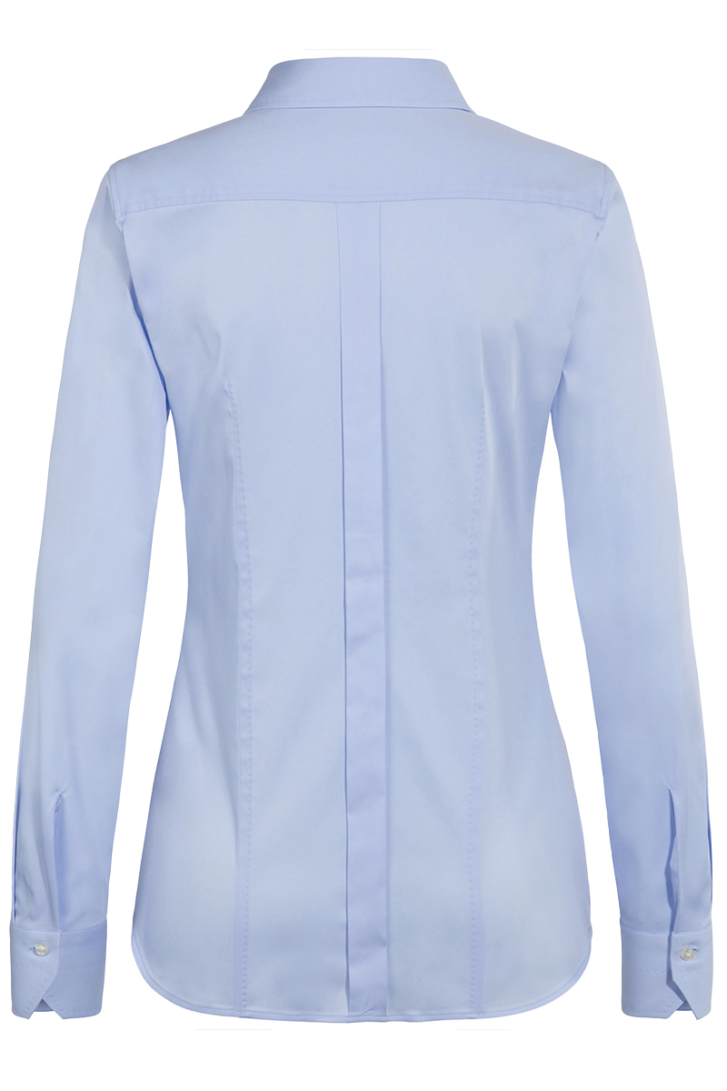 Soluzione Dames blouse lange mouw Blauw-3 2