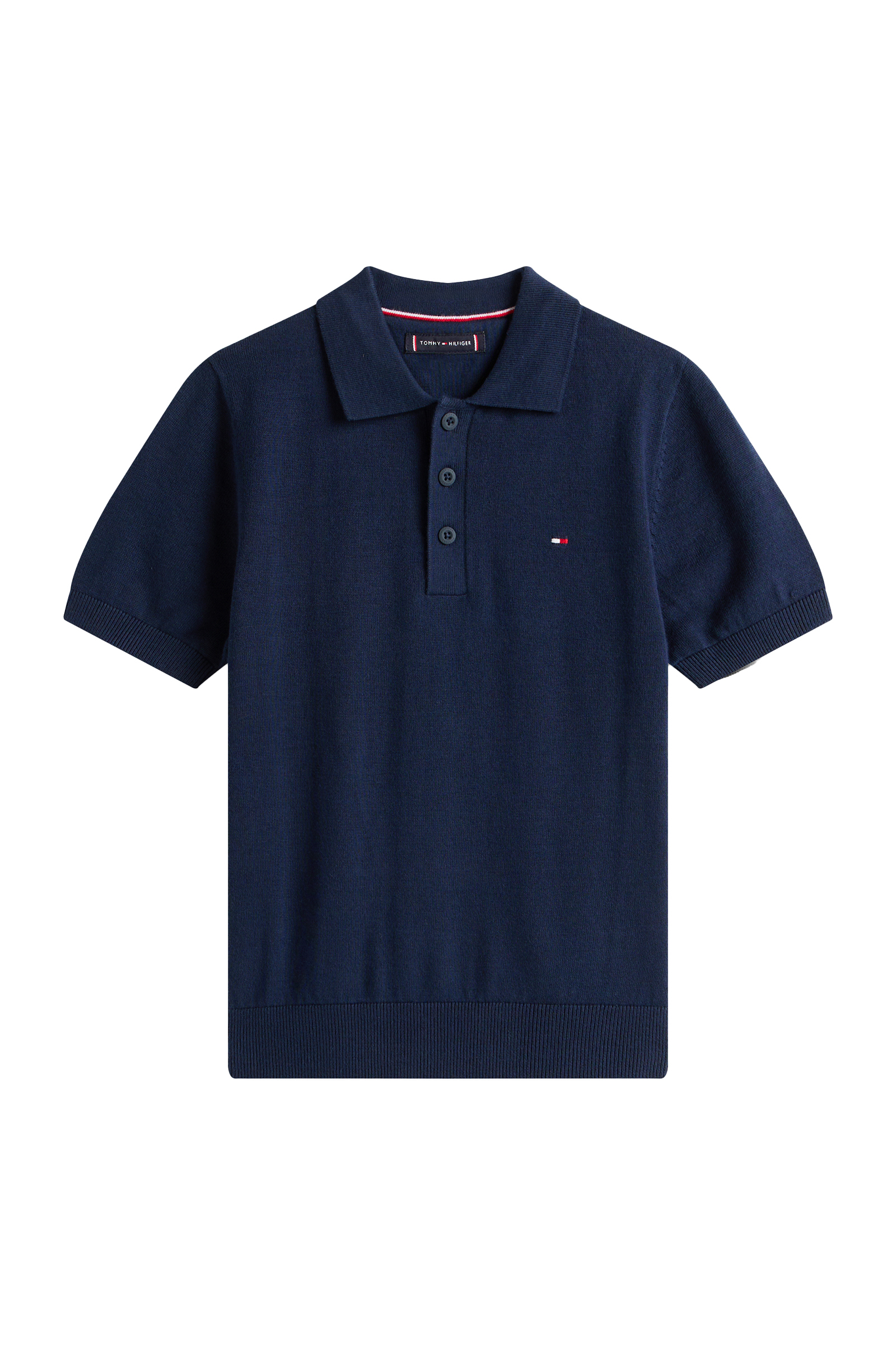 Jongens polo korte mouw blauw