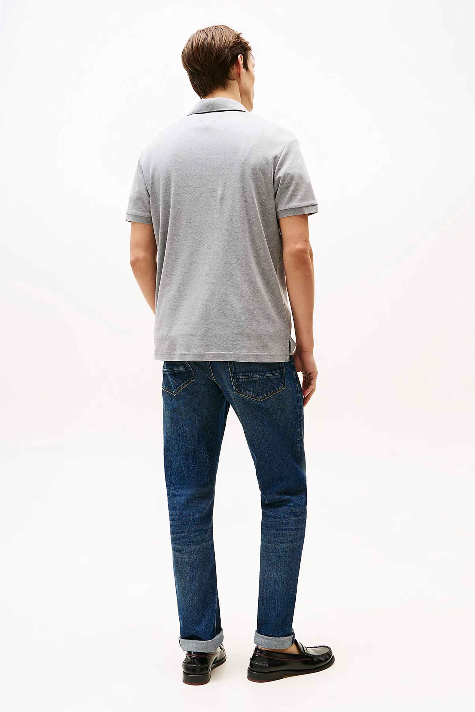 Tommy Hilfiger LIQUID COTTON REG SEASONAL POLO Grijs 3