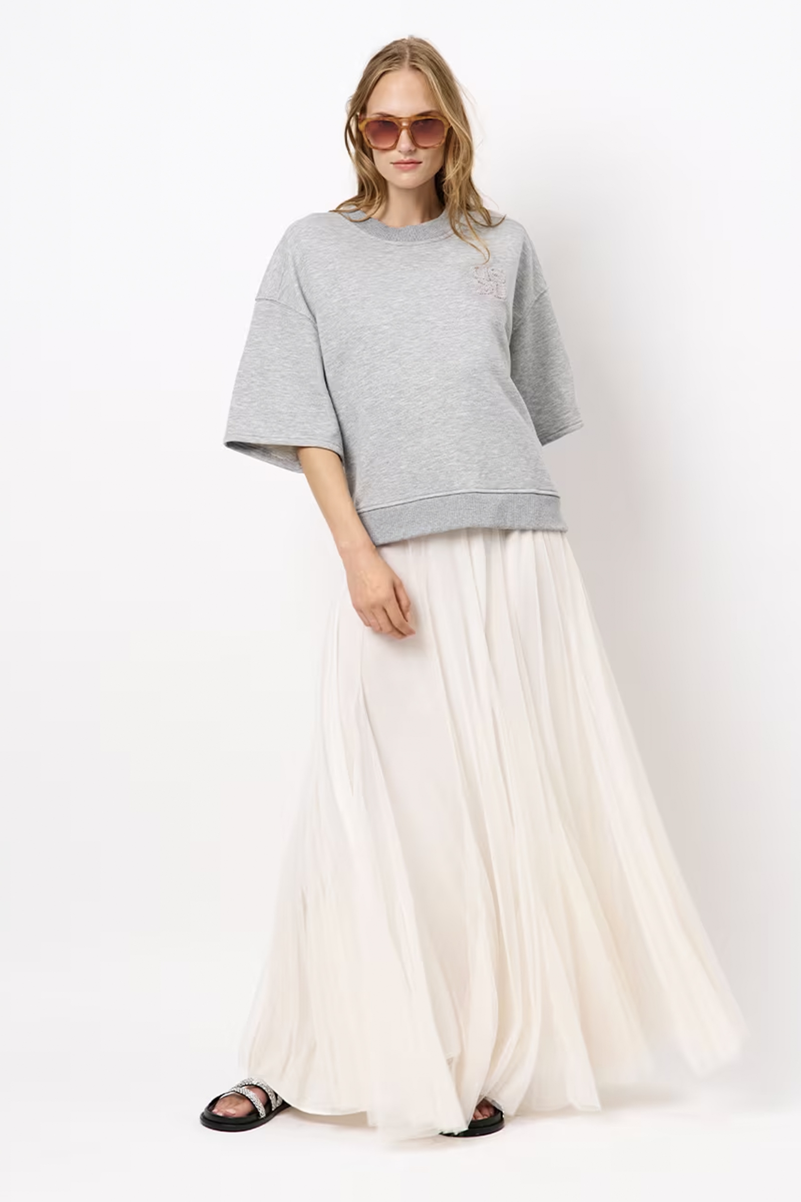 Dames sweater grijs
