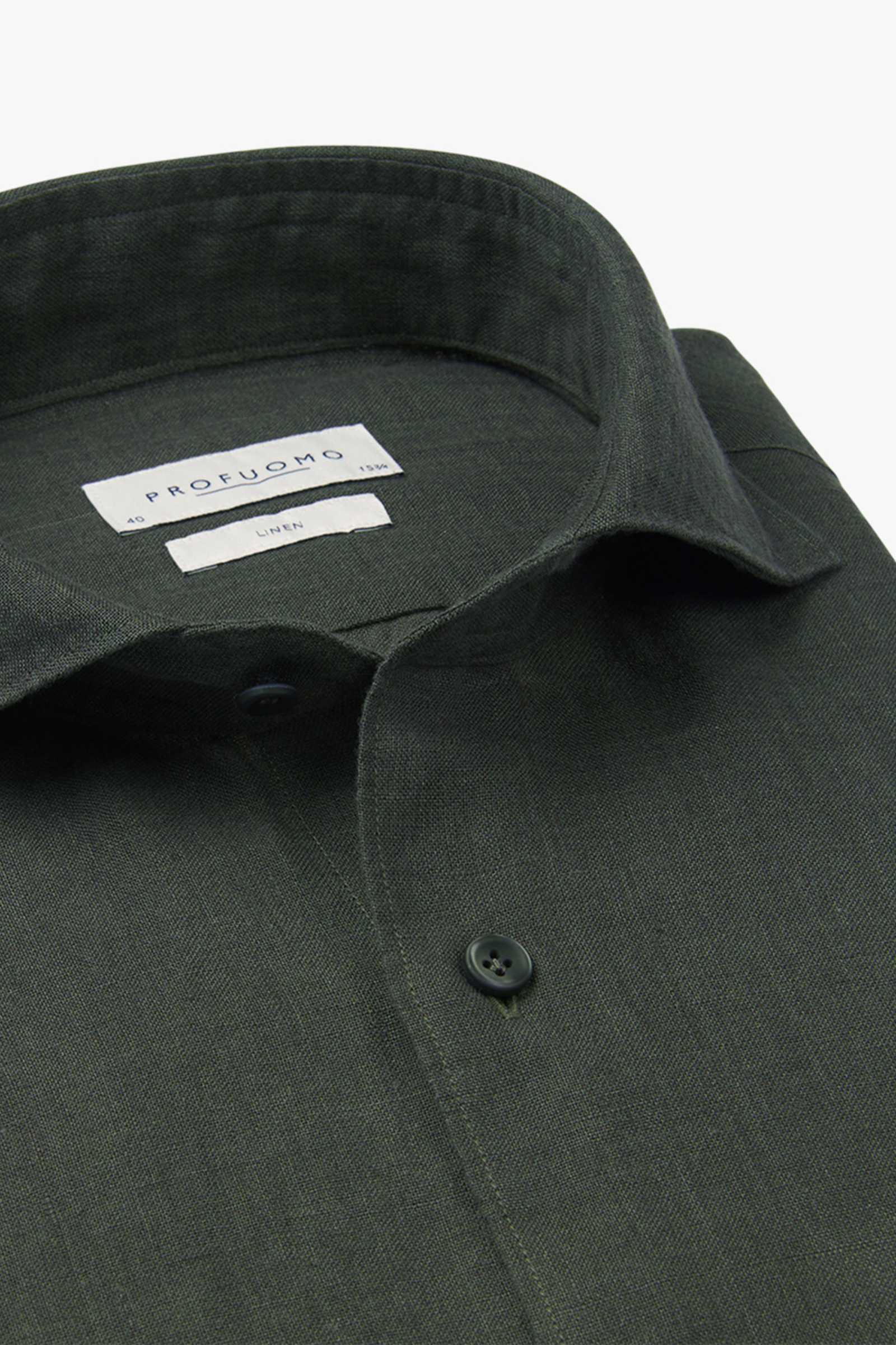 Heren overhemd lm casual groen