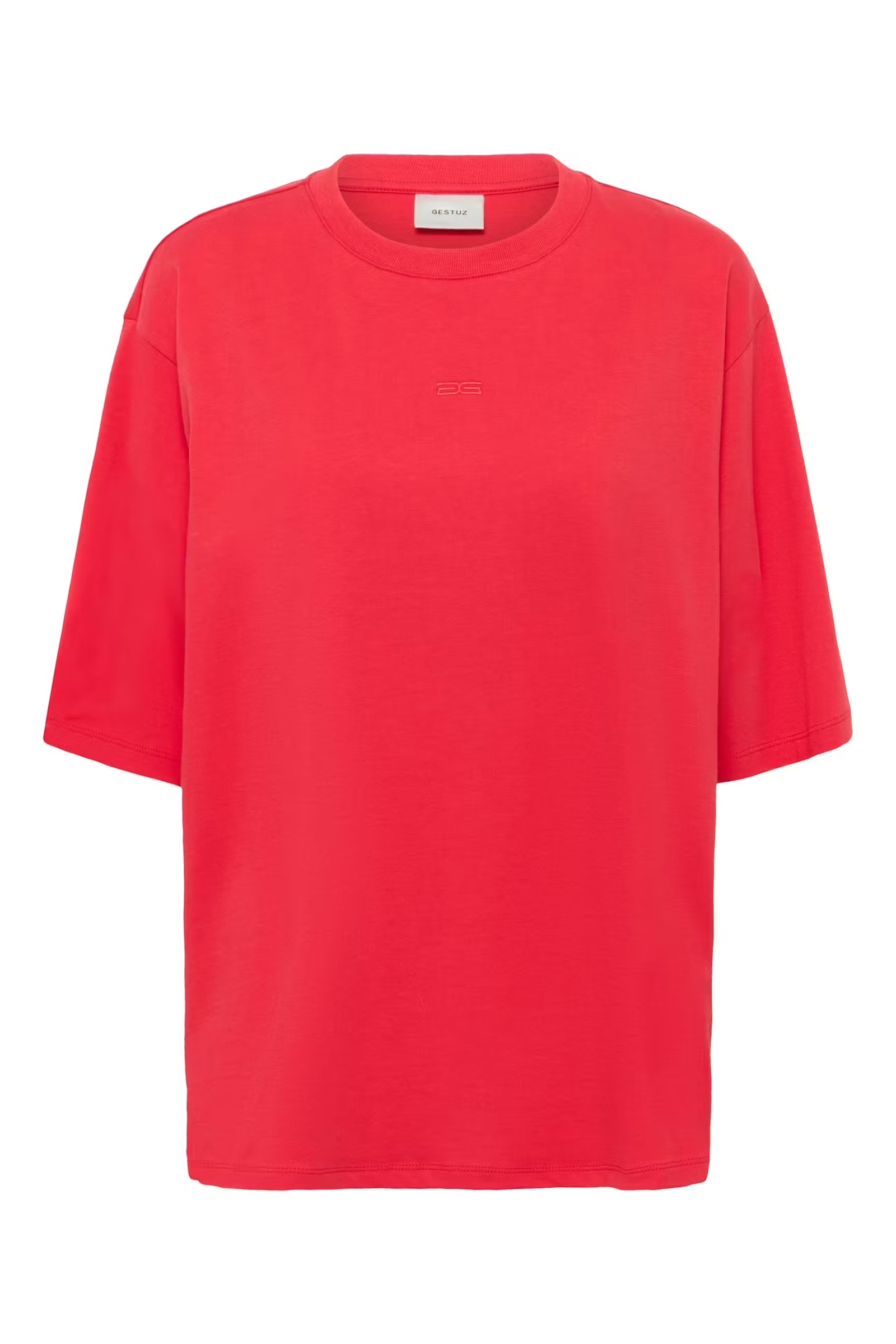 Dames t-shirt korte mouw rood