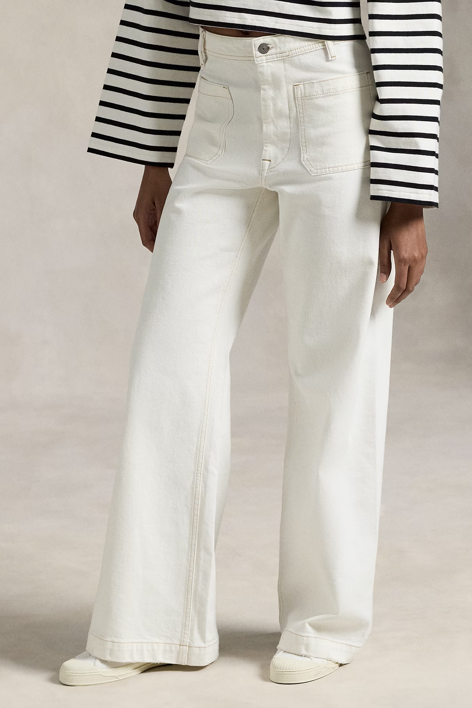 Dames jeans ecru
