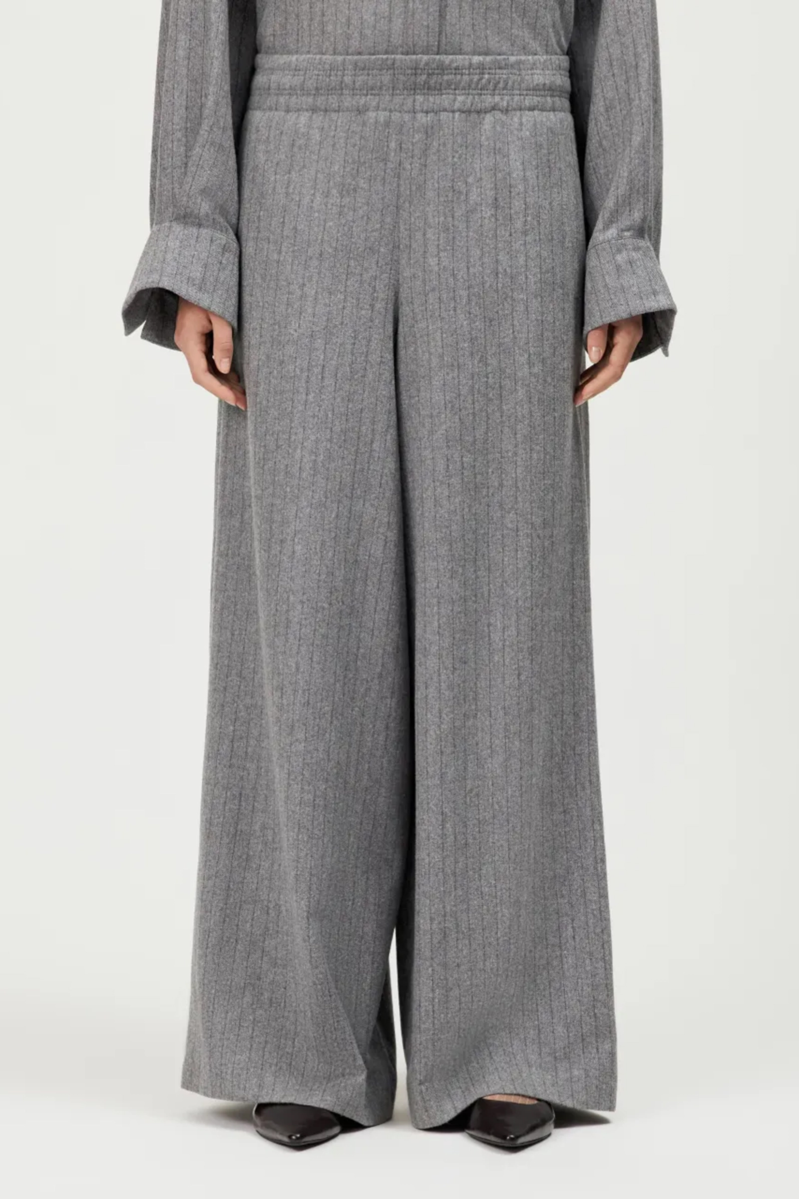 Dames broek grijs