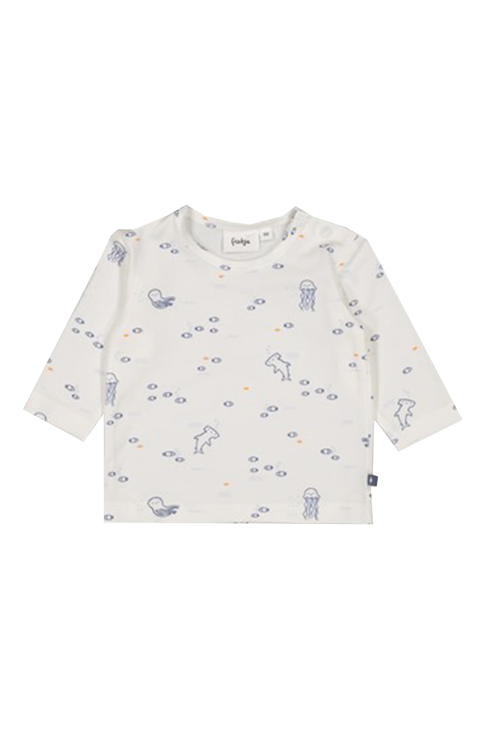 Baby t-shirt lange mouw ecru
