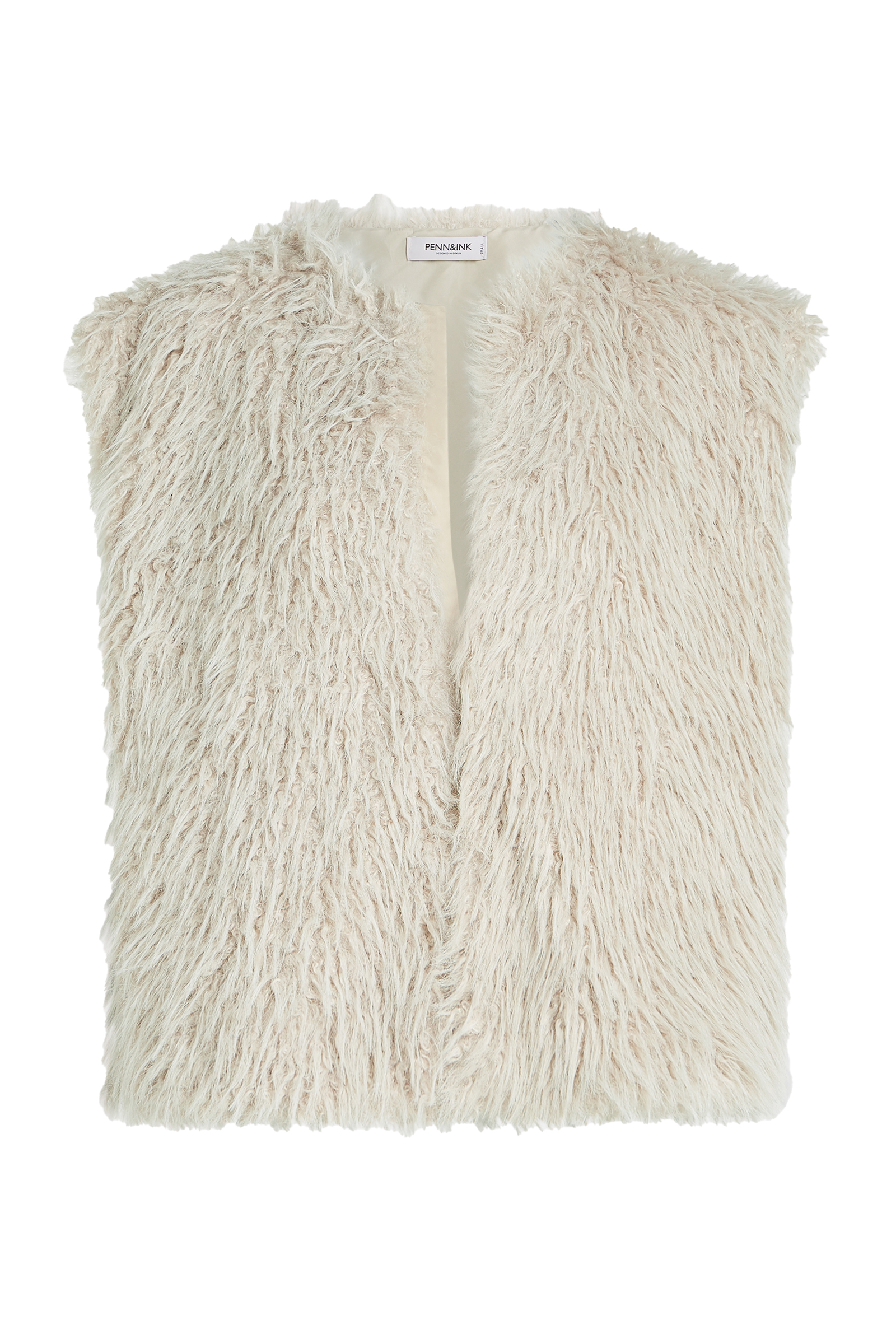 Dames gilet bruin