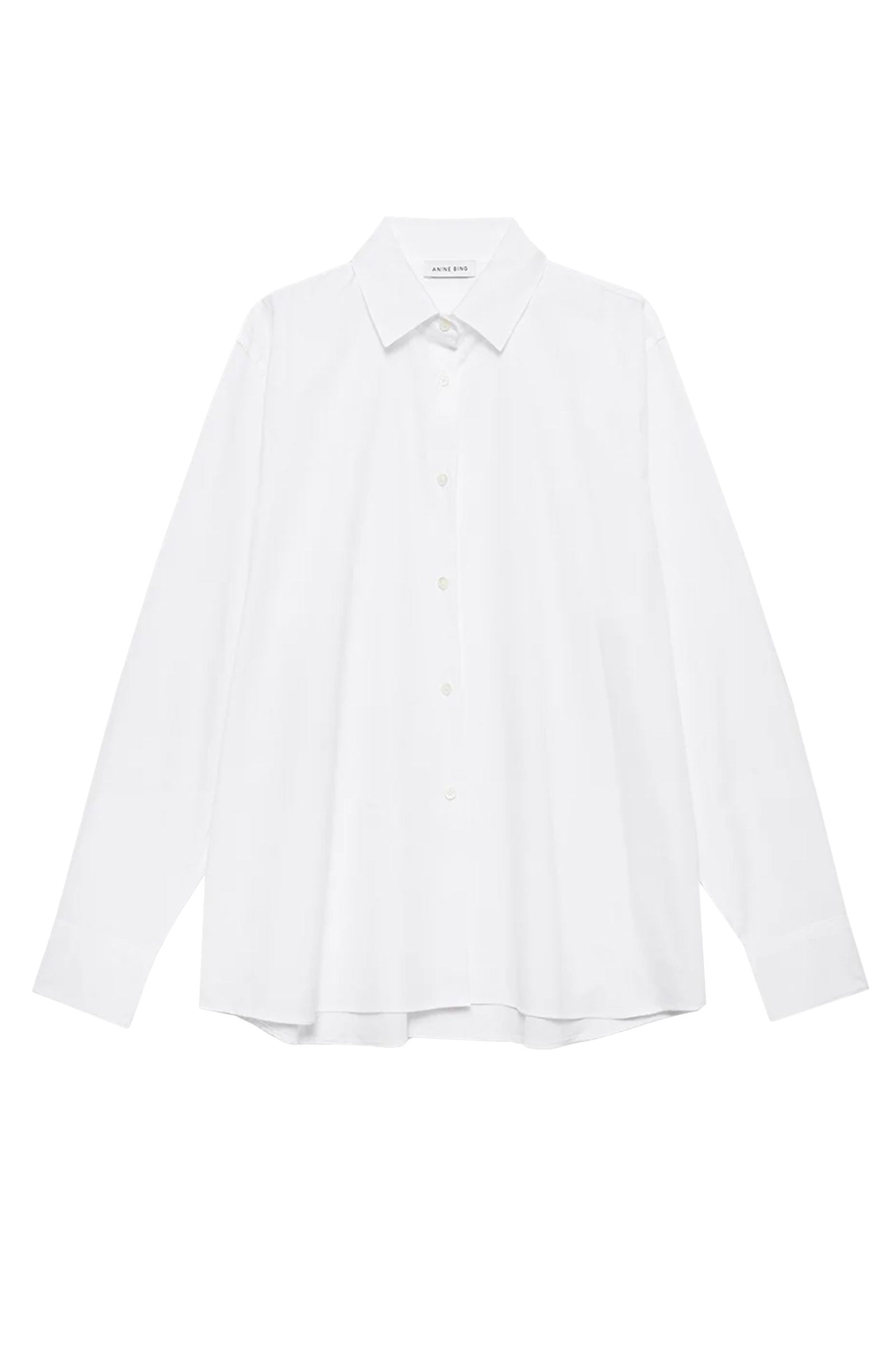 Dames blouse lange mouw wit