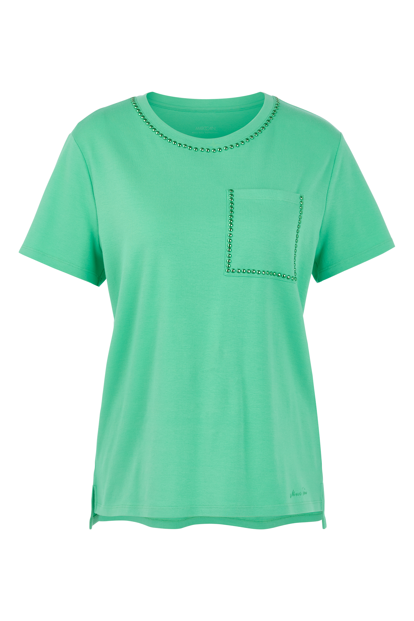 Dames t-shirt korte mouw groen