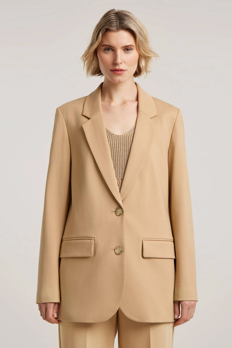 Dames blazer bruin