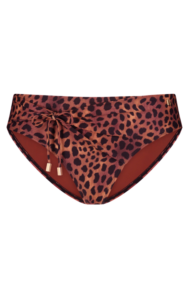 Bad/beach dames bikini slip bruin