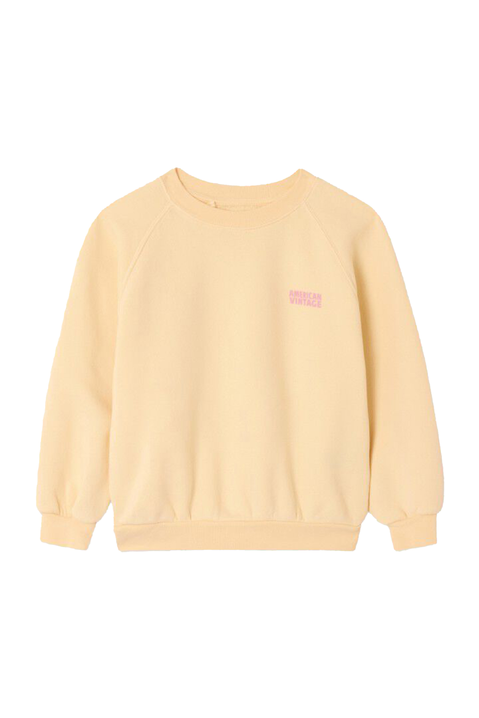 Meisjes sweater geel