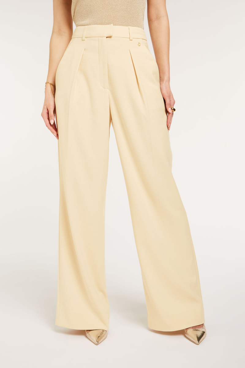 Dames broek ecru