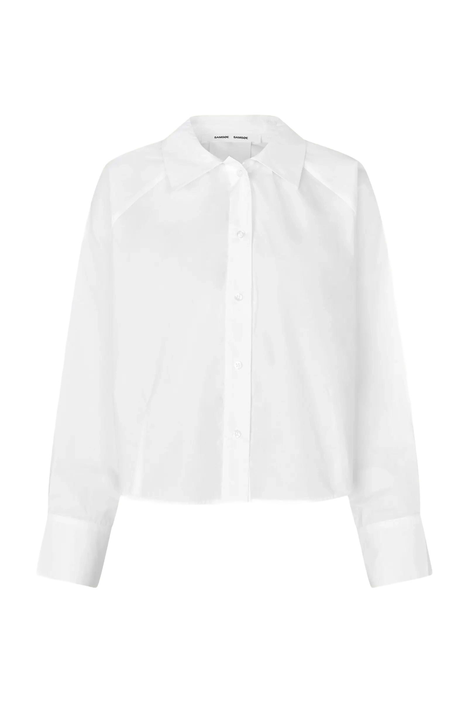 Dames blouse lange mouw wit