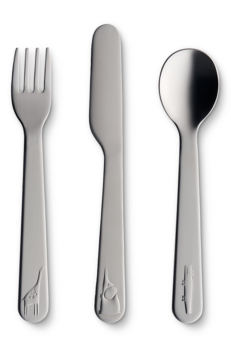Liewood nadine cutlery set Zilver-1 1