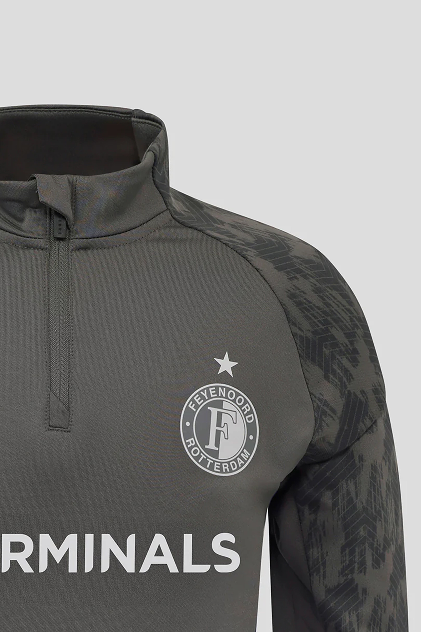 Voetbal jongens t-shirt replic grijs