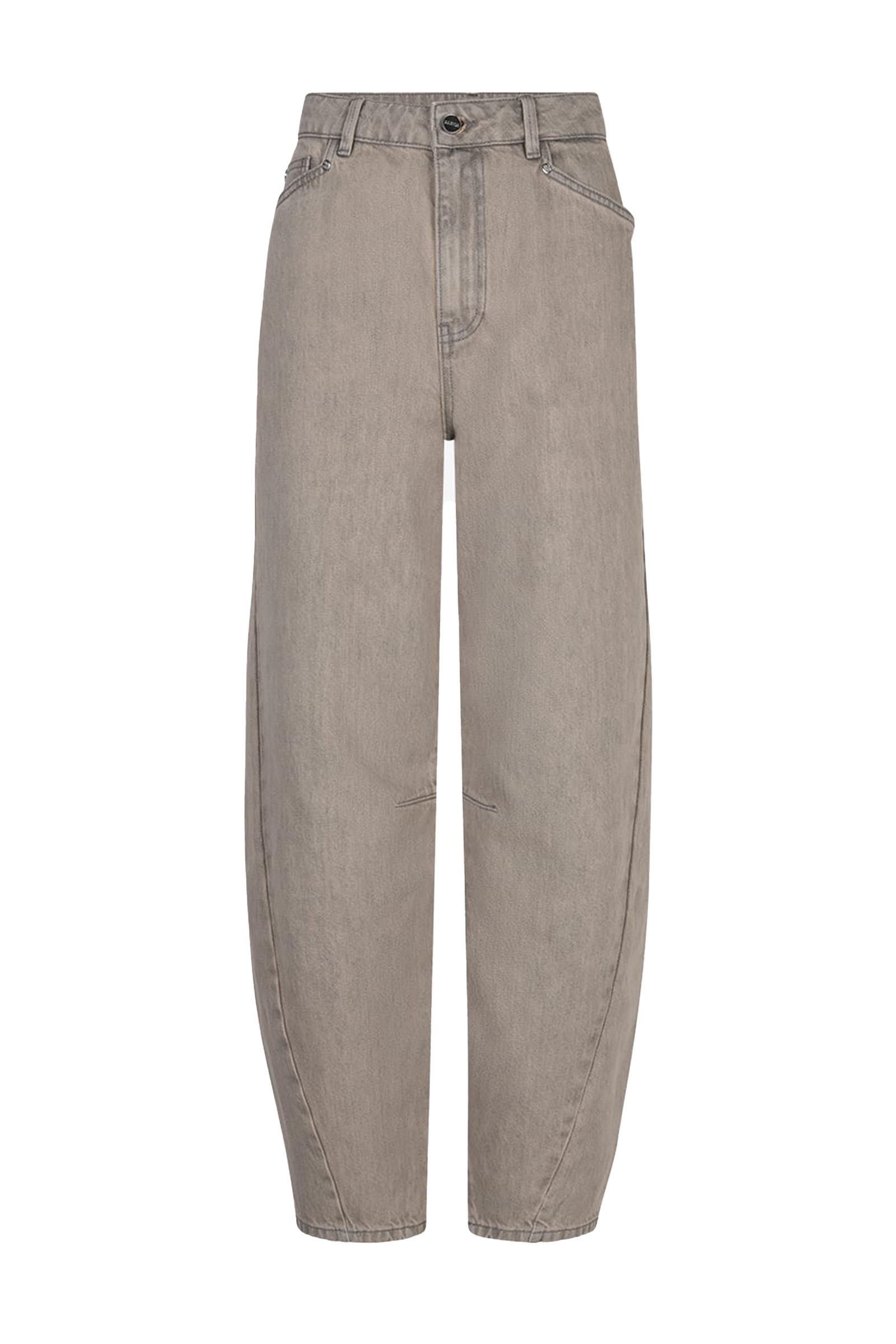 Dames jeans bruin