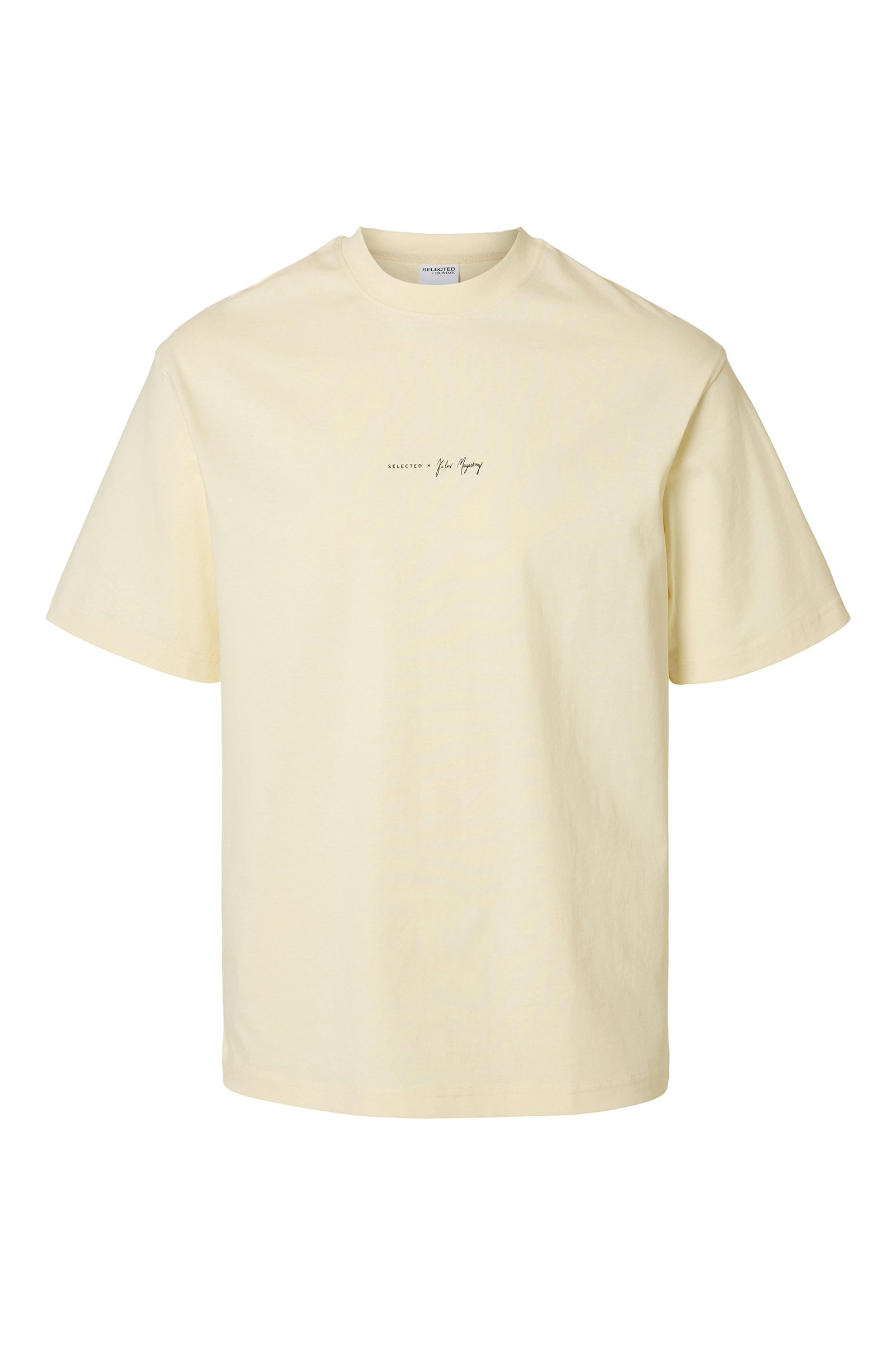 Heren t-shirt kortemouw geel