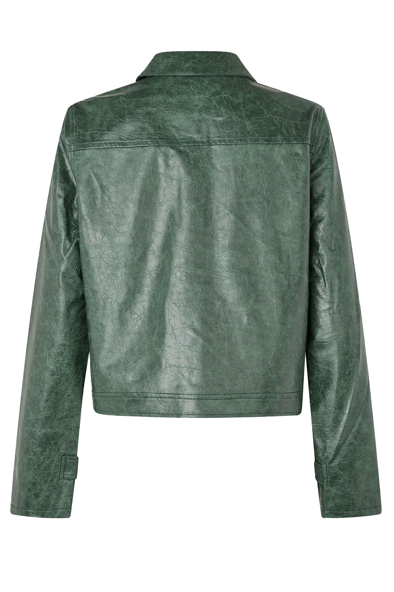 Dames jas groen
