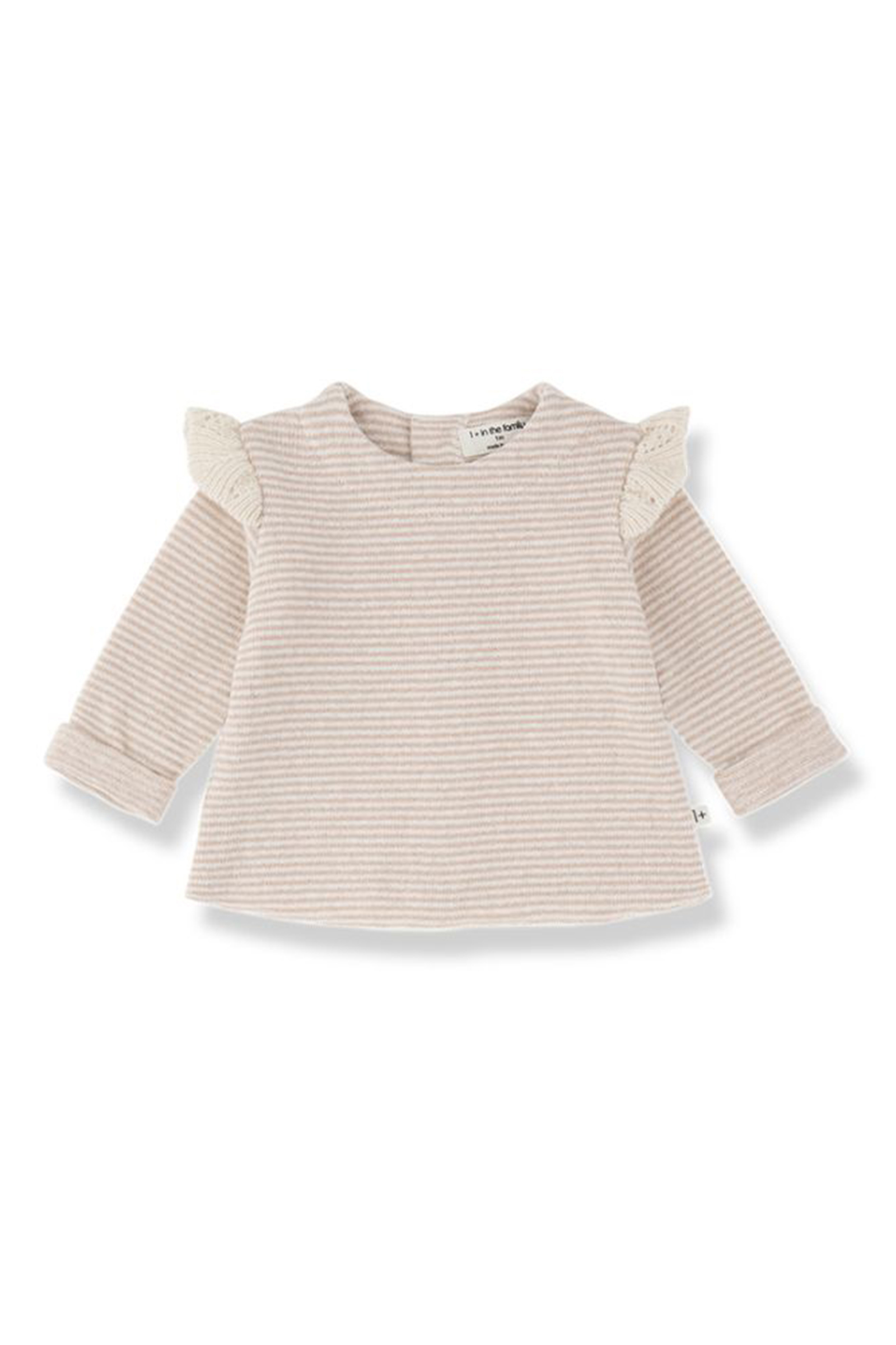 Baby t-shirt lange mouw rose