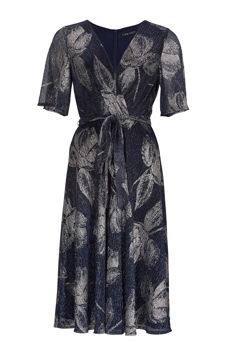 Dames jurk blauw