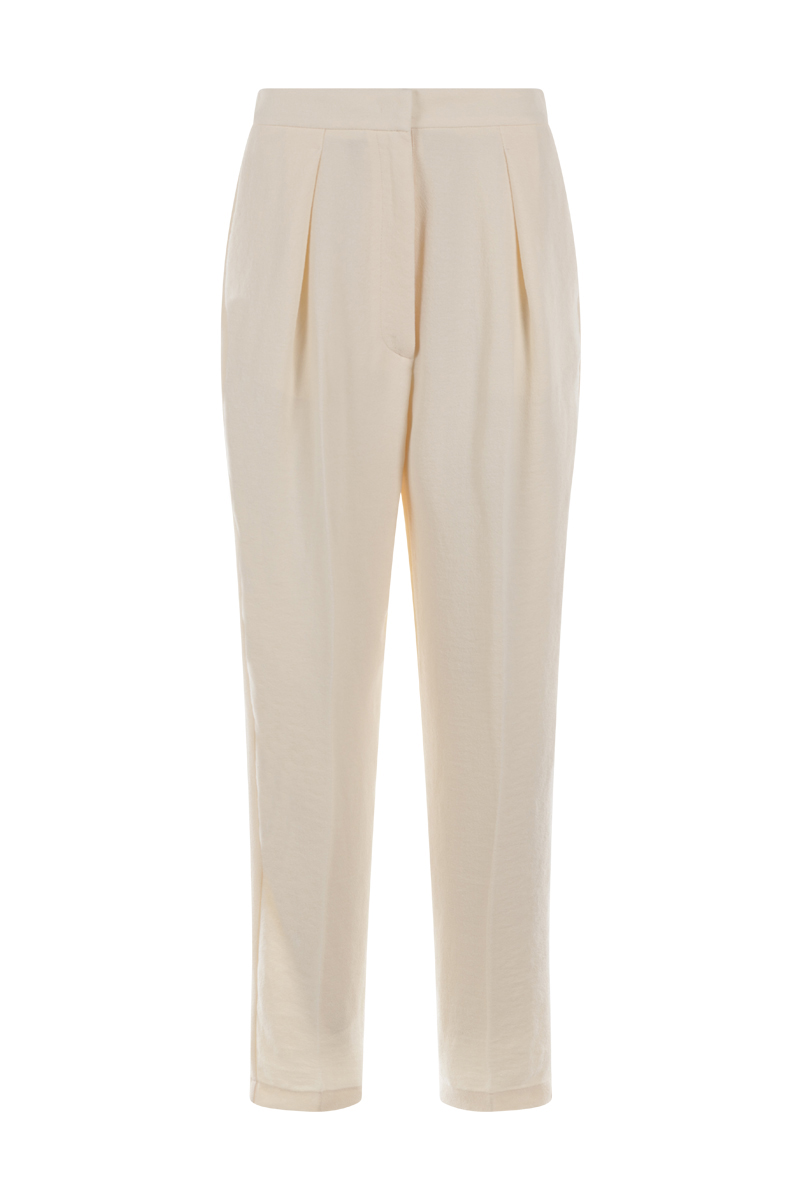Dames broek ecru