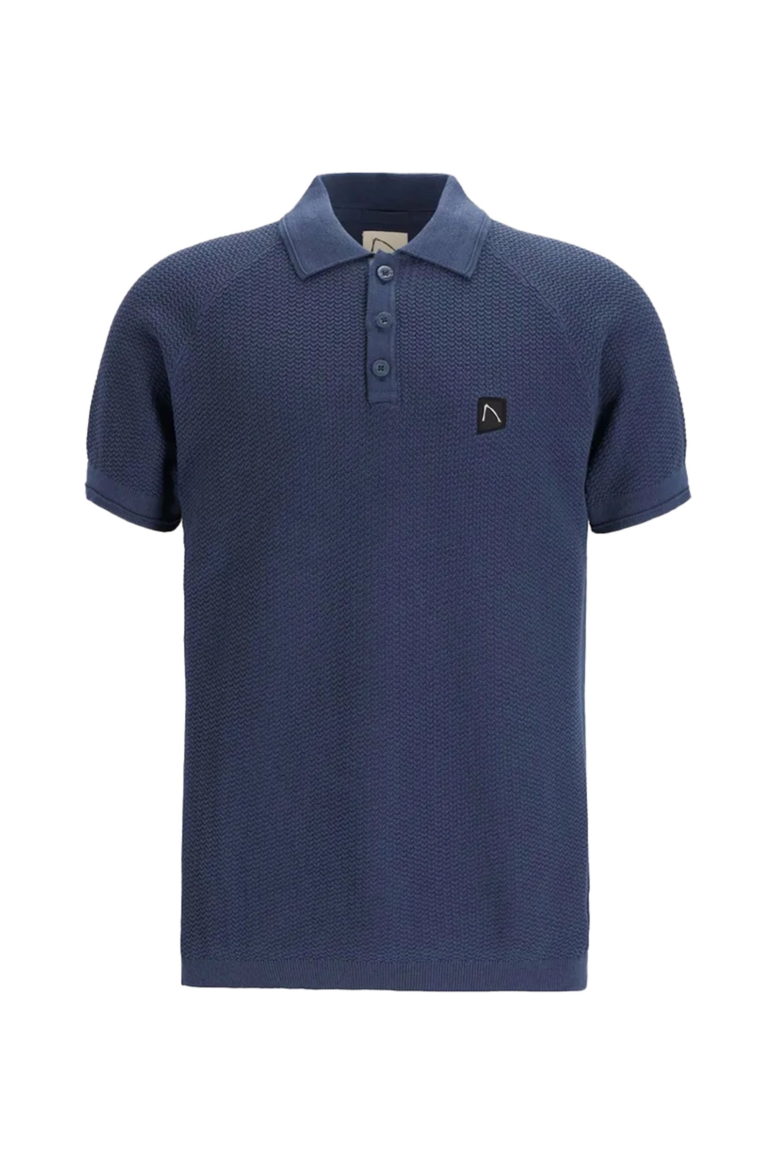 Chasin' KNITWEAR SS polo DK.BLUE 1