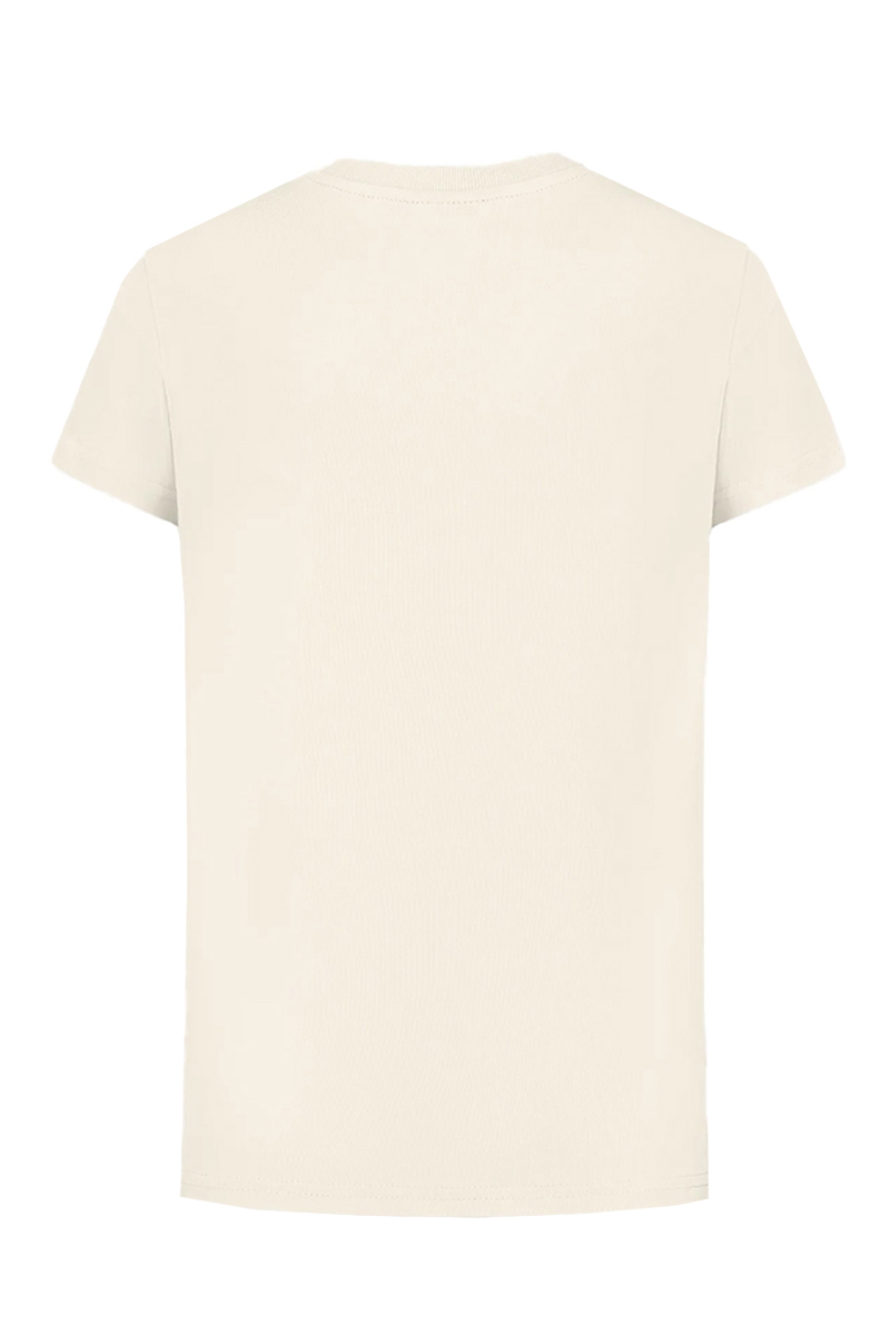Jongens t-shirt korte mouw ecru