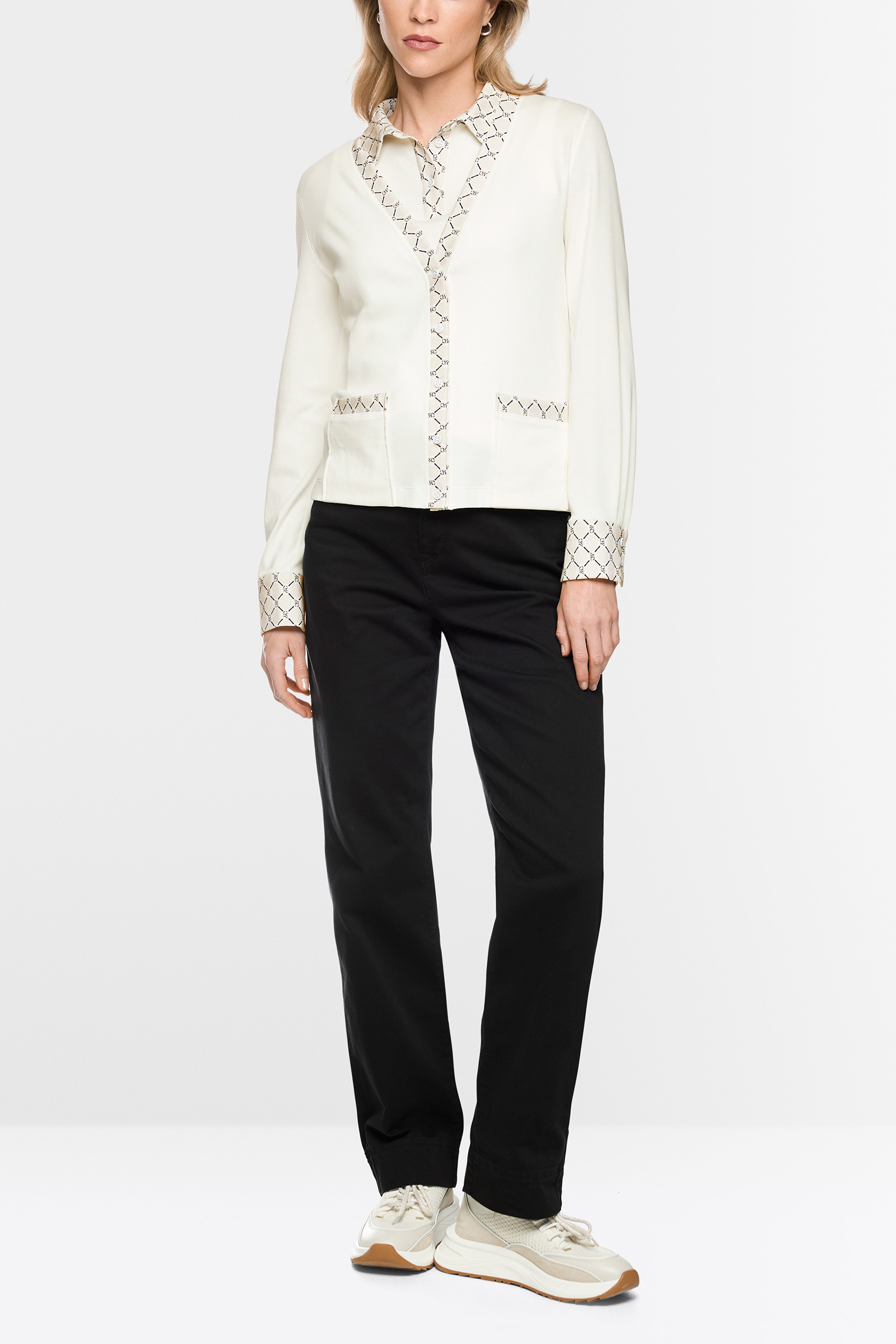 Dames blazer ecru