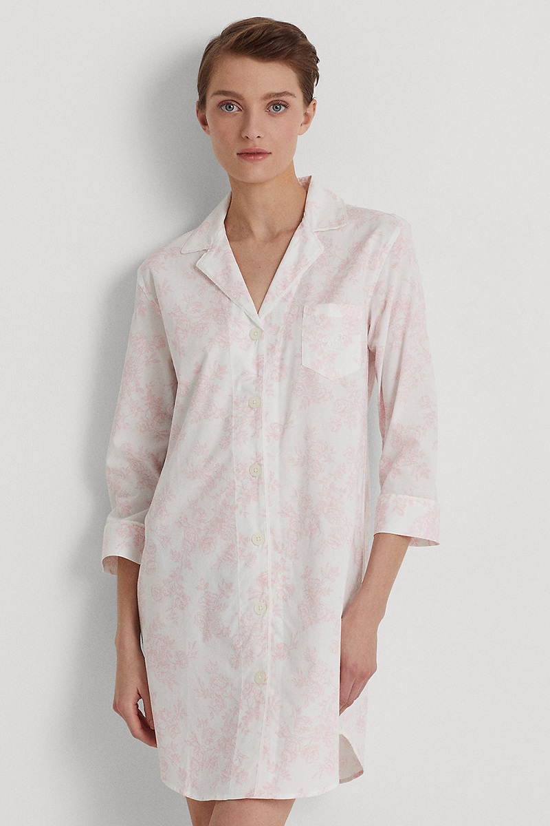 Polo Ralph Lauren Nachtmode dames nachthemd   Rose-1 2