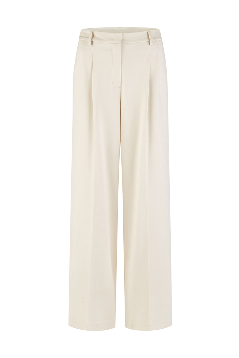 Dames broek ecru