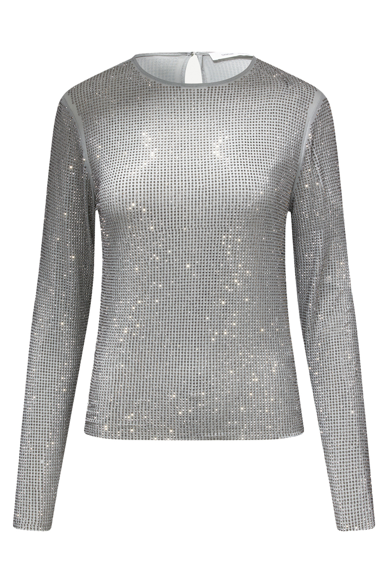 Dames top grijs