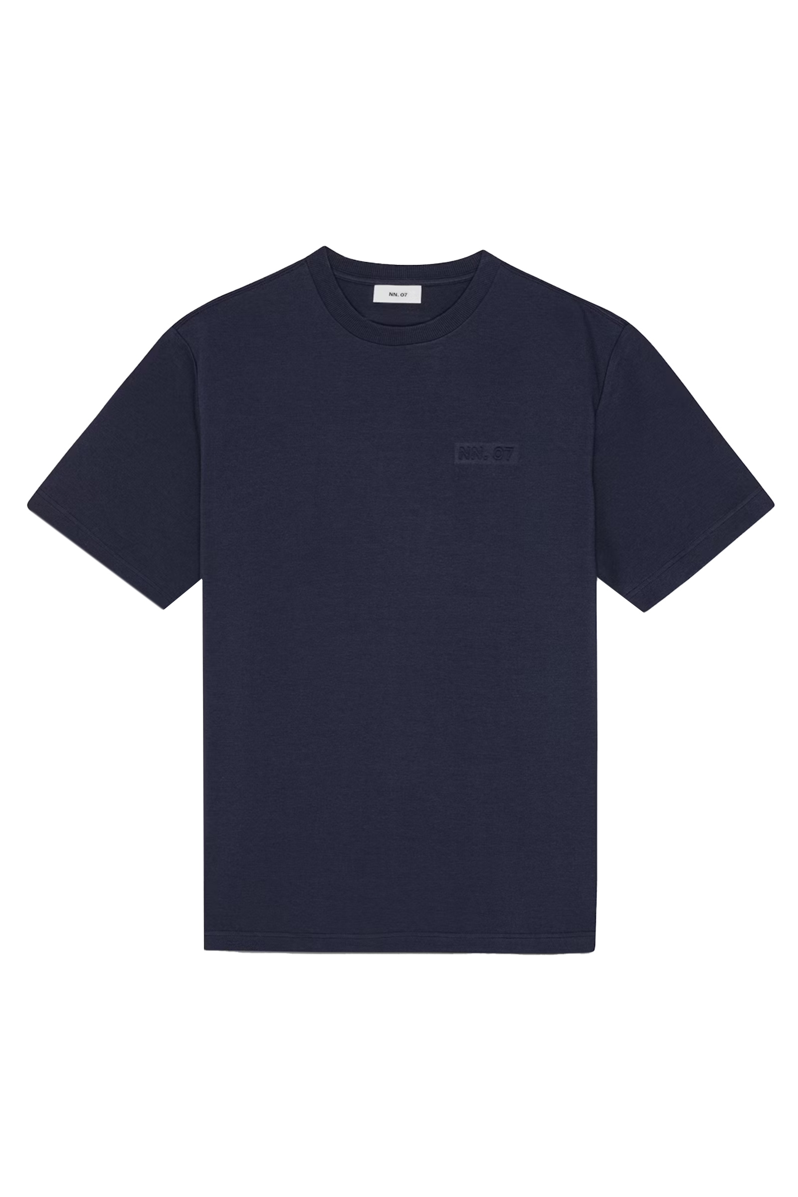 NN07 NAT SS LOGO TEE 3457 Blauw 1