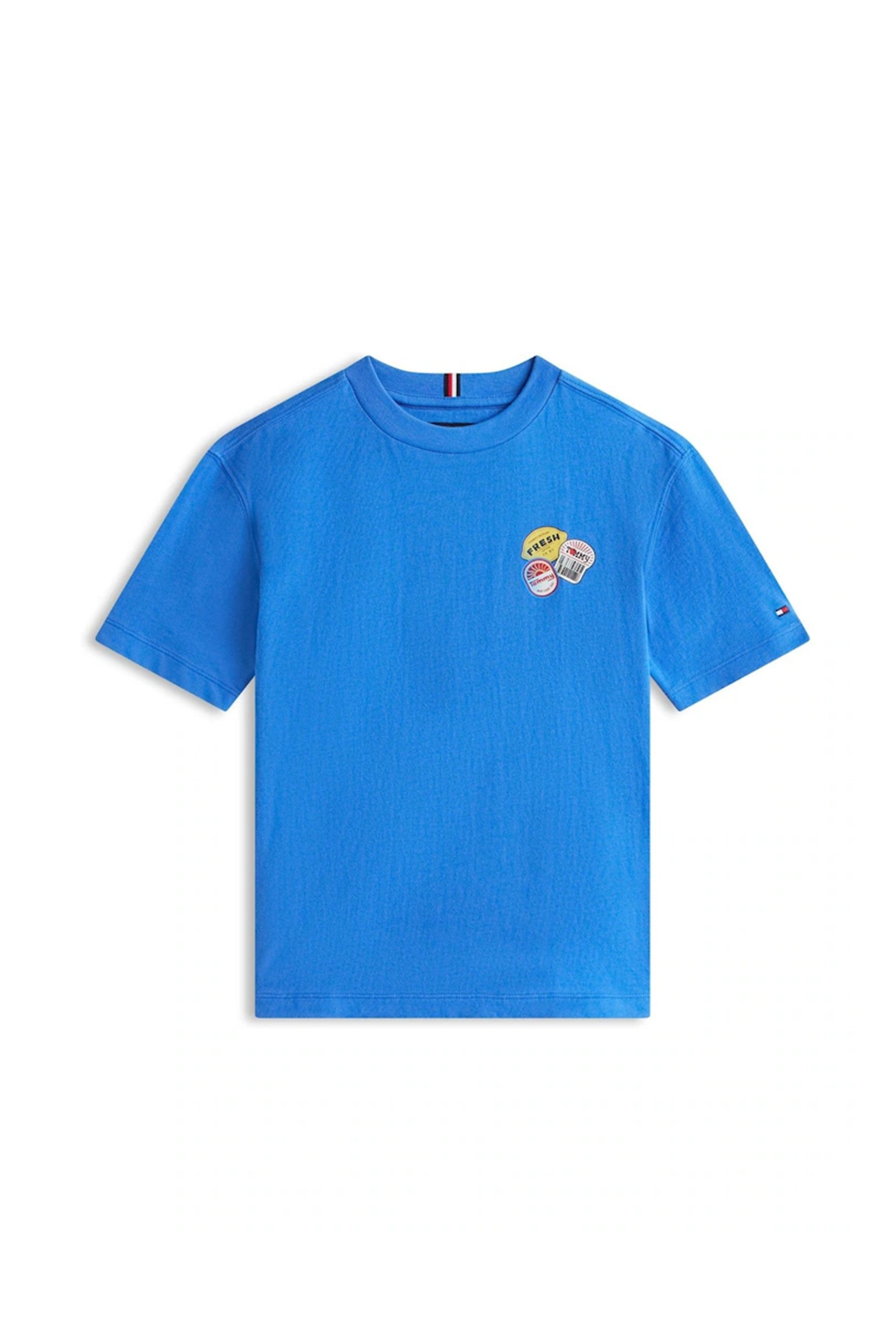 Jongens t-shirt korte mouw blauw