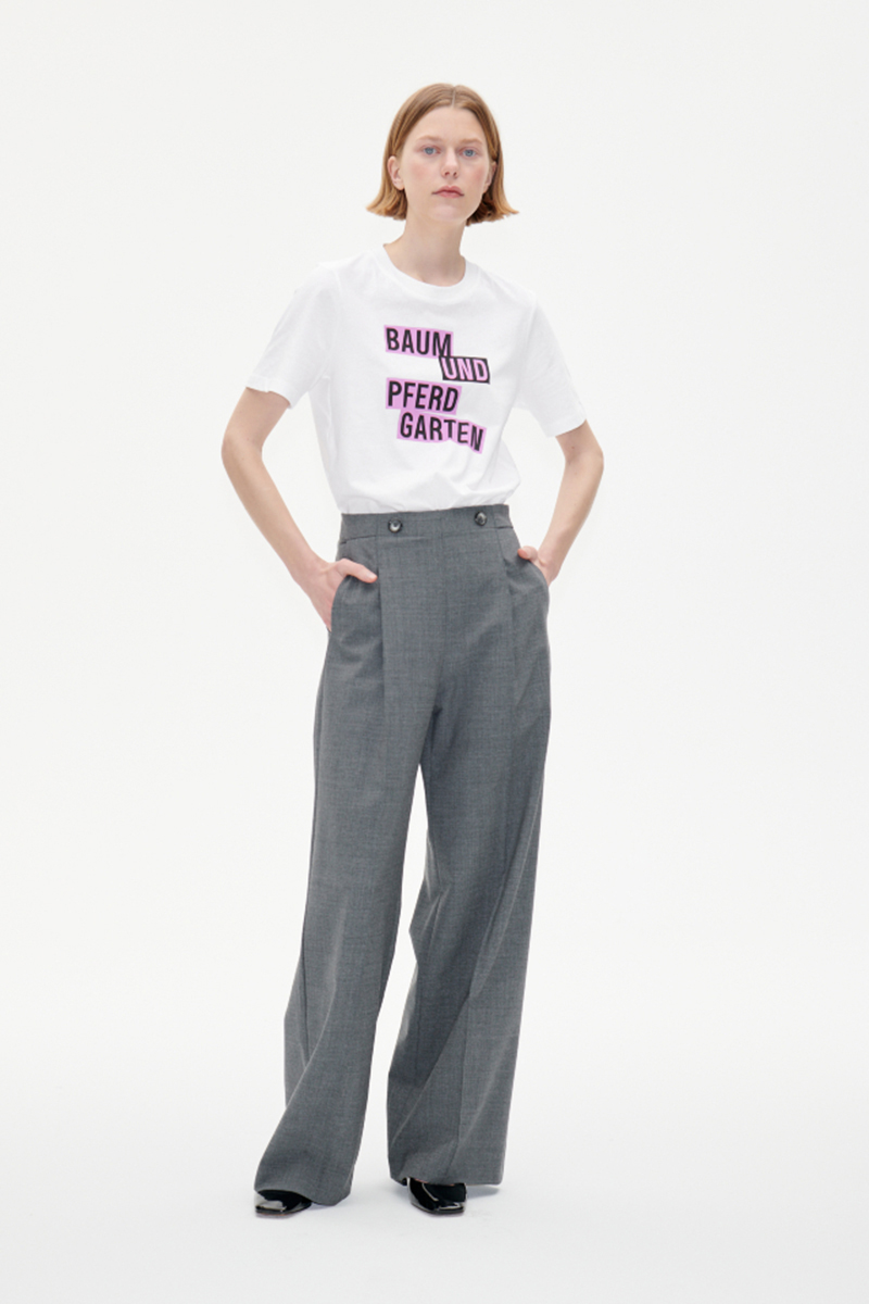 Dames t-shirt korte mouw wit