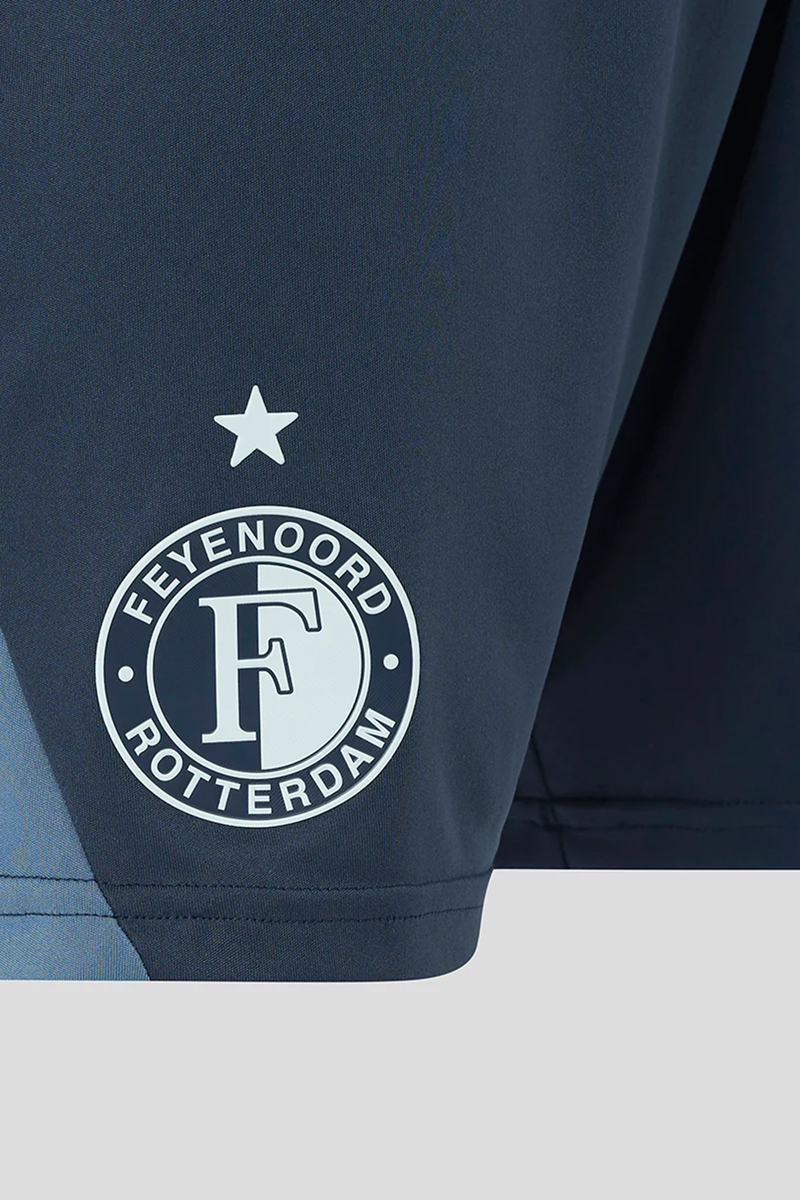 Voetbal jongens short replica blauw