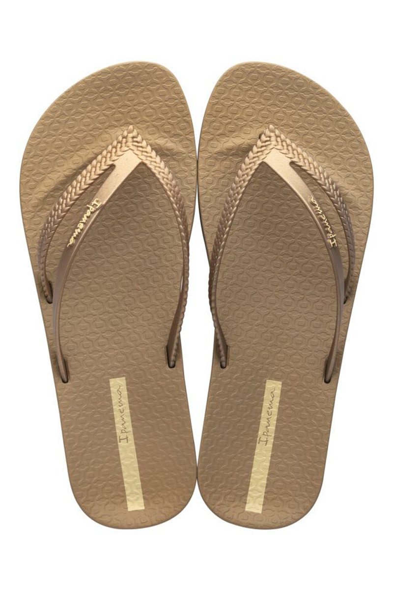 Bad /beach slipper dames bruin