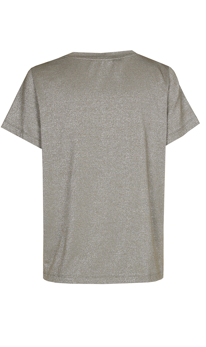 Dames t-shirt korte mouw grijs