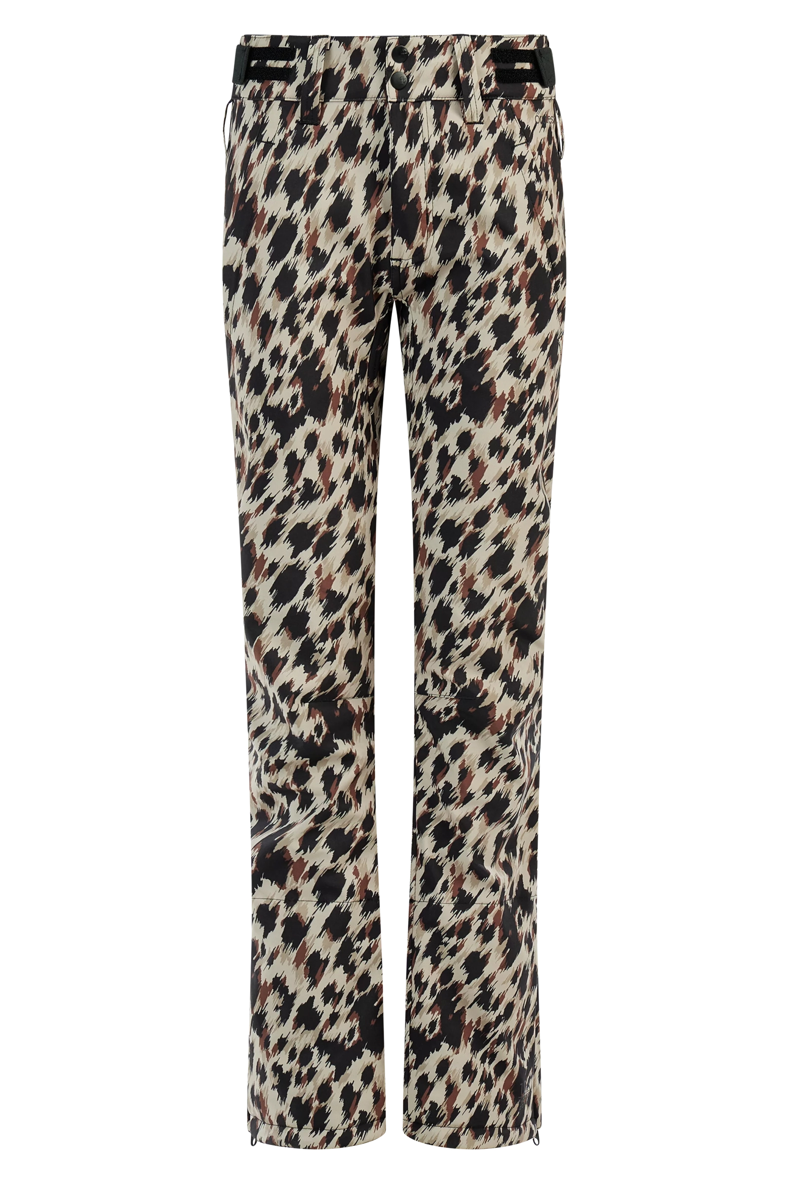 Wintersport dames strechbroek bruin