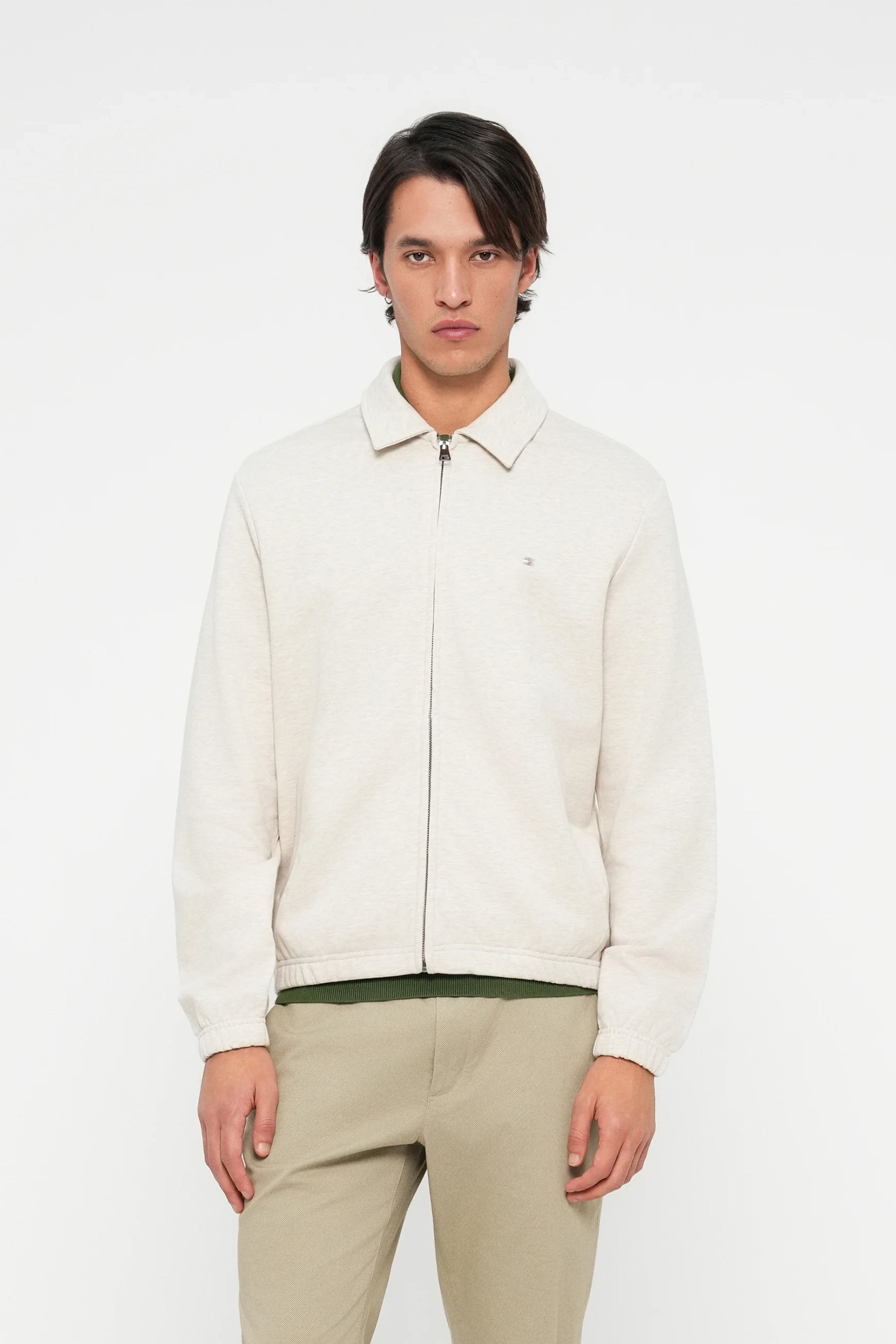 Casual heren jack ecru