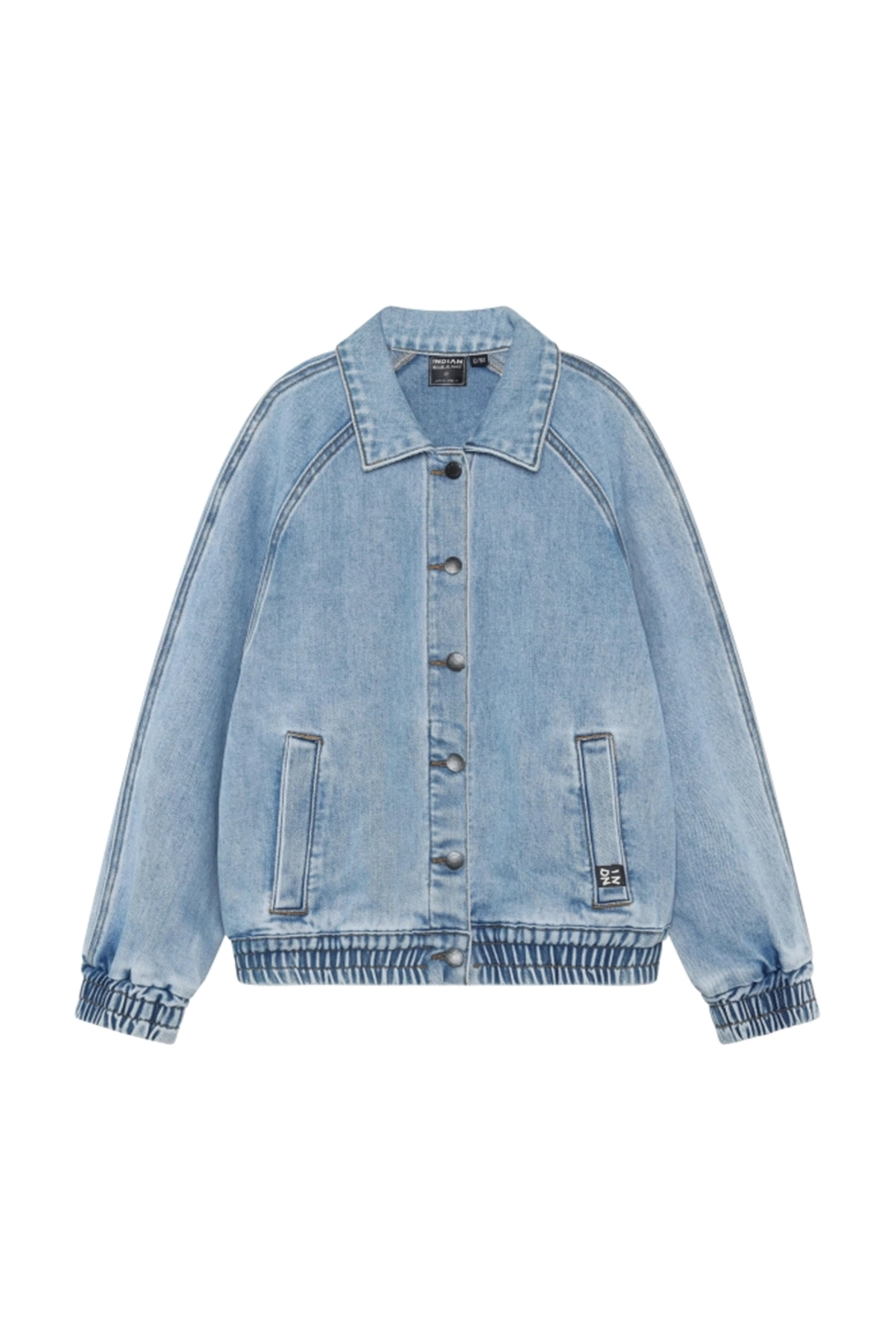 Meisjes jeans jack blauw