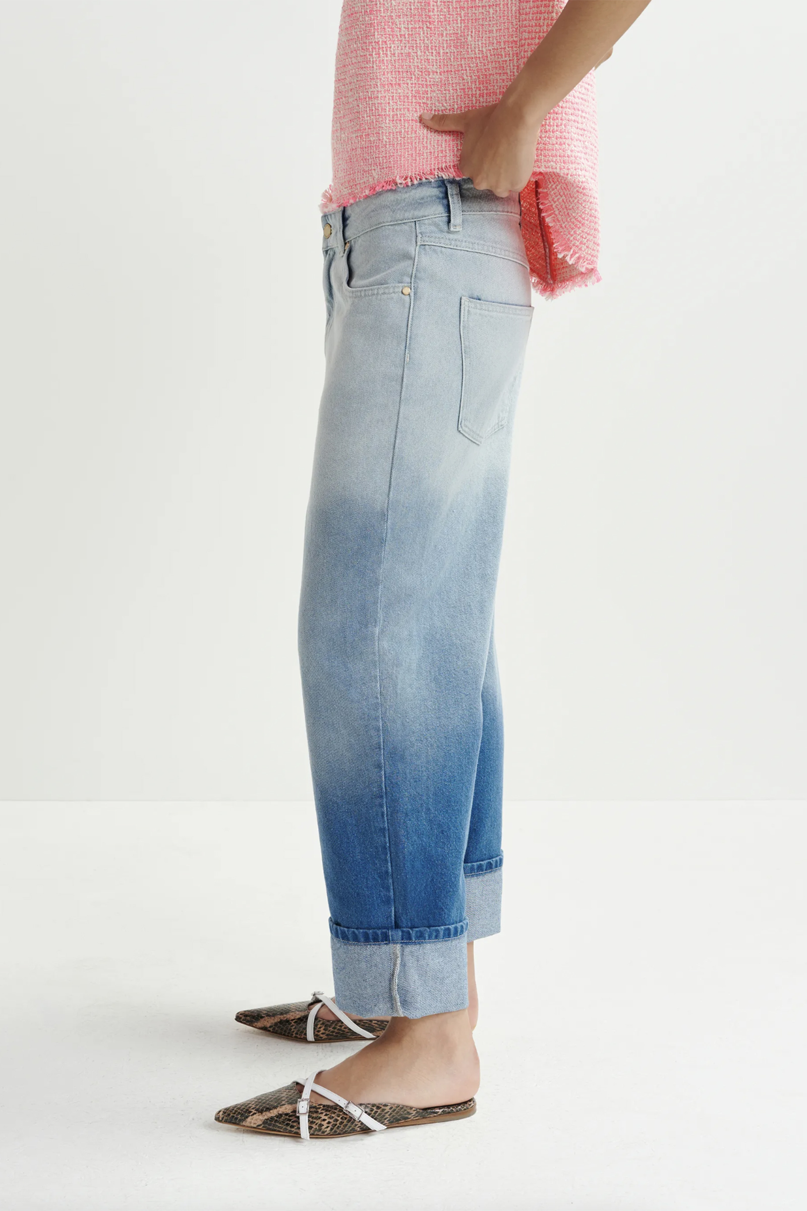 Dames jeans blauw